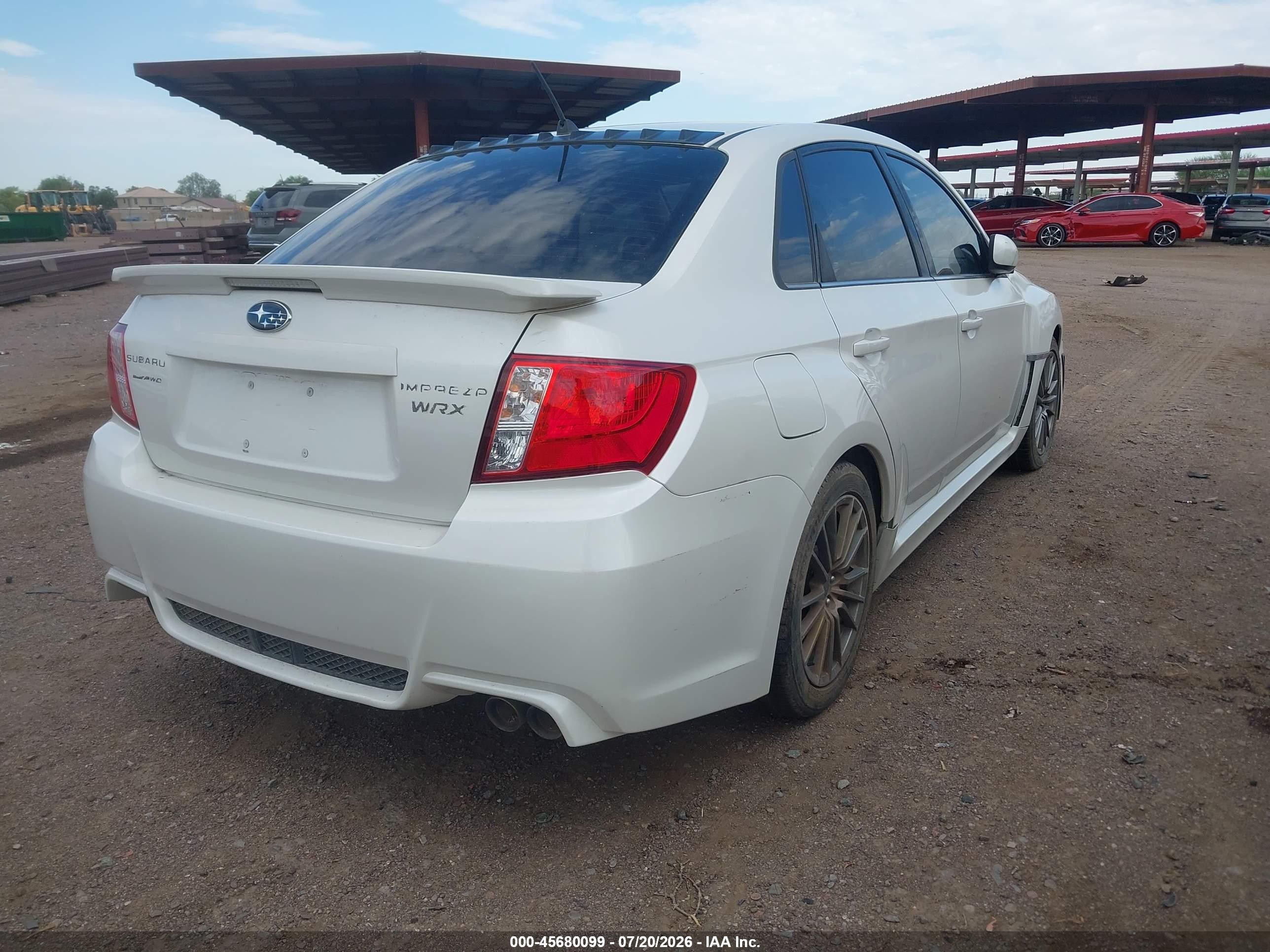 2014 Subaru Impreza Wrx Limited White vin: JF1GV7F60EG003859