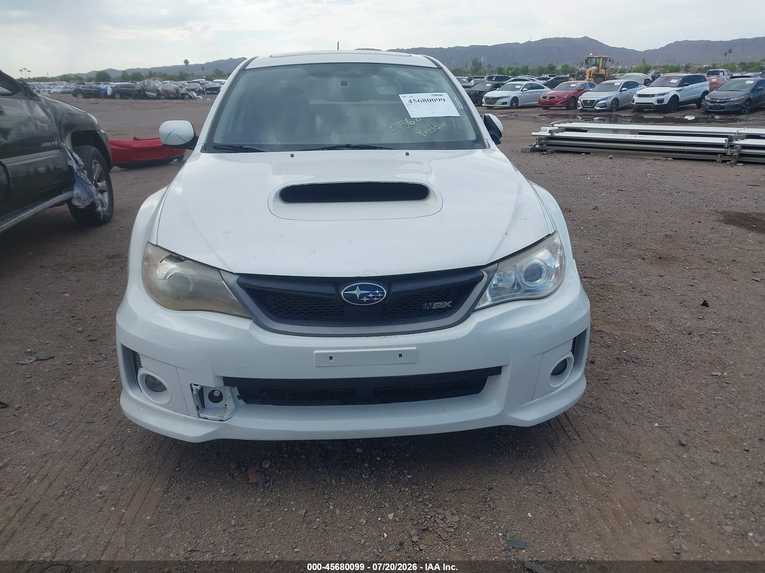 2014 Subaru Impreza Wrx Limited White vin: JF1GV7F60EG003859