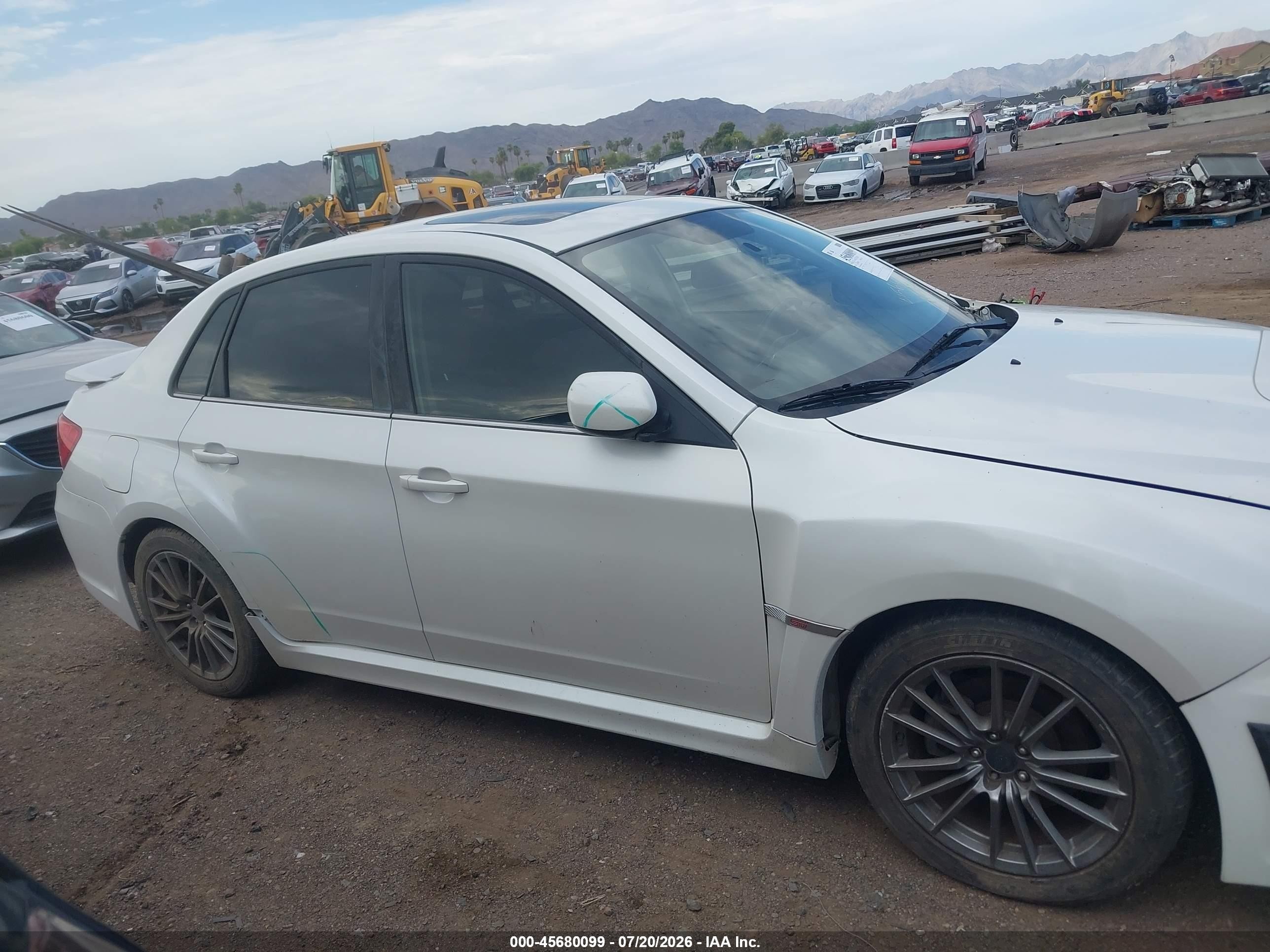 2014 Subaru Impreza Wrx Limited White vin: JF1GV7F60EG003859