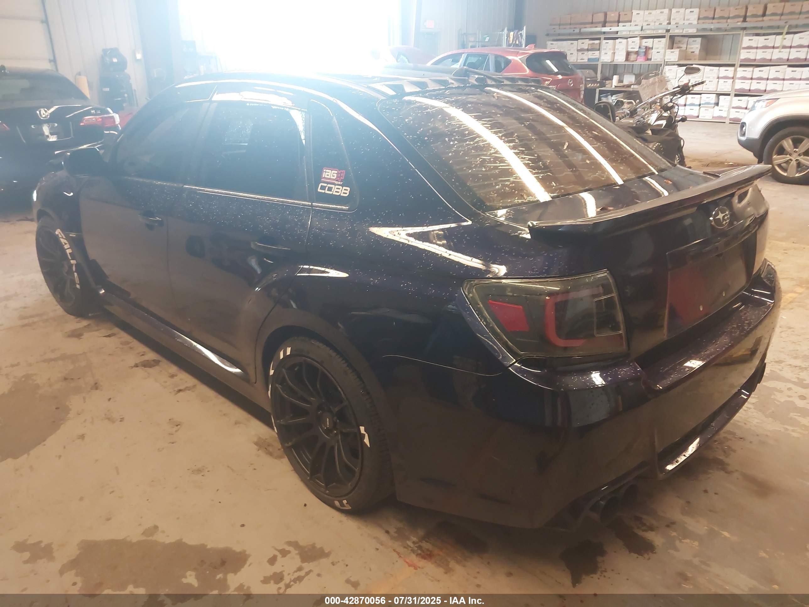 2014 Subaru Impreza Wrx Premium Blue vin: JF1GV7F60EG004509
