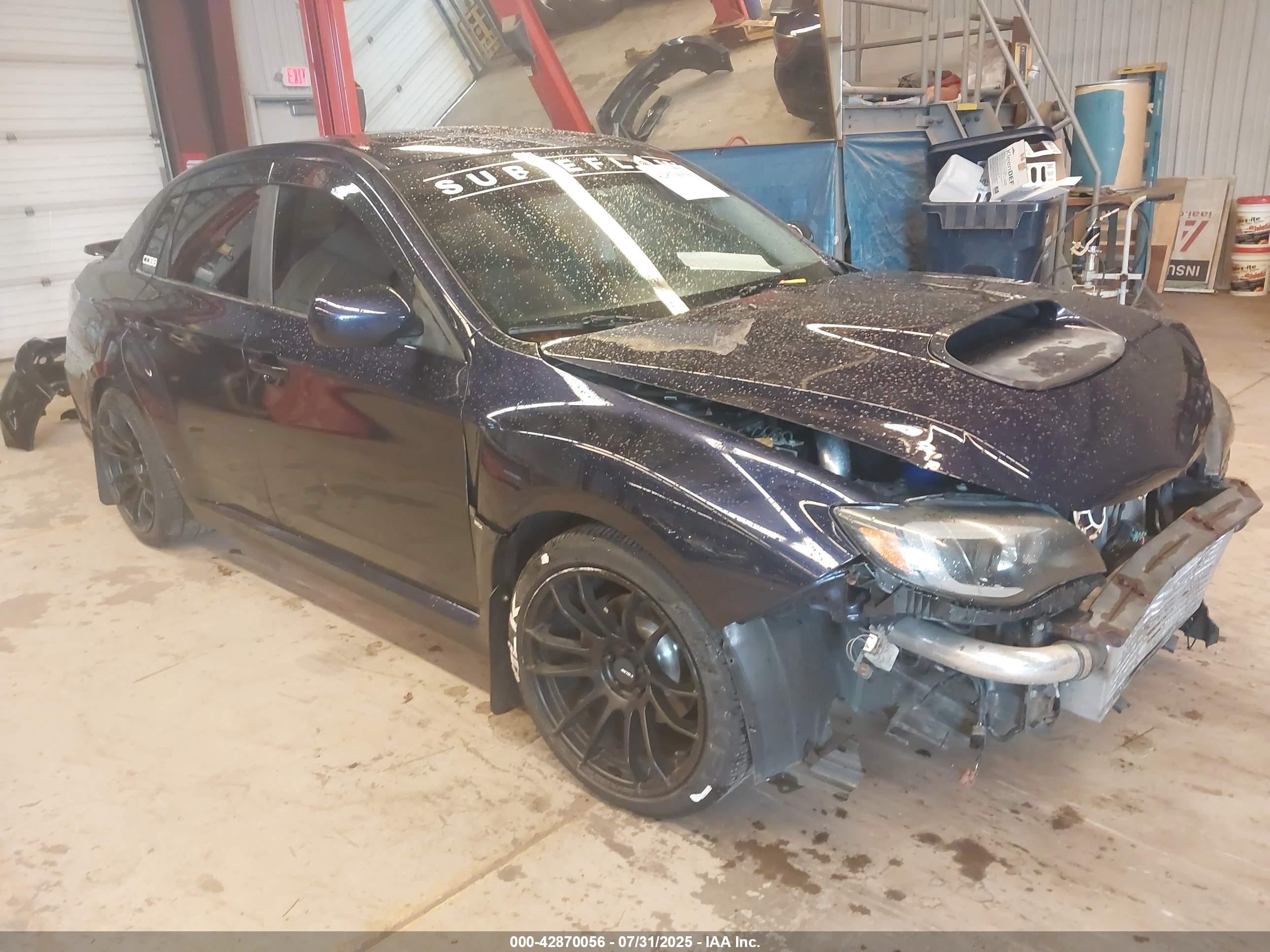 2014 Subaru Impreza Wrx Premium Blue vin: JF1GV7F60EG004509