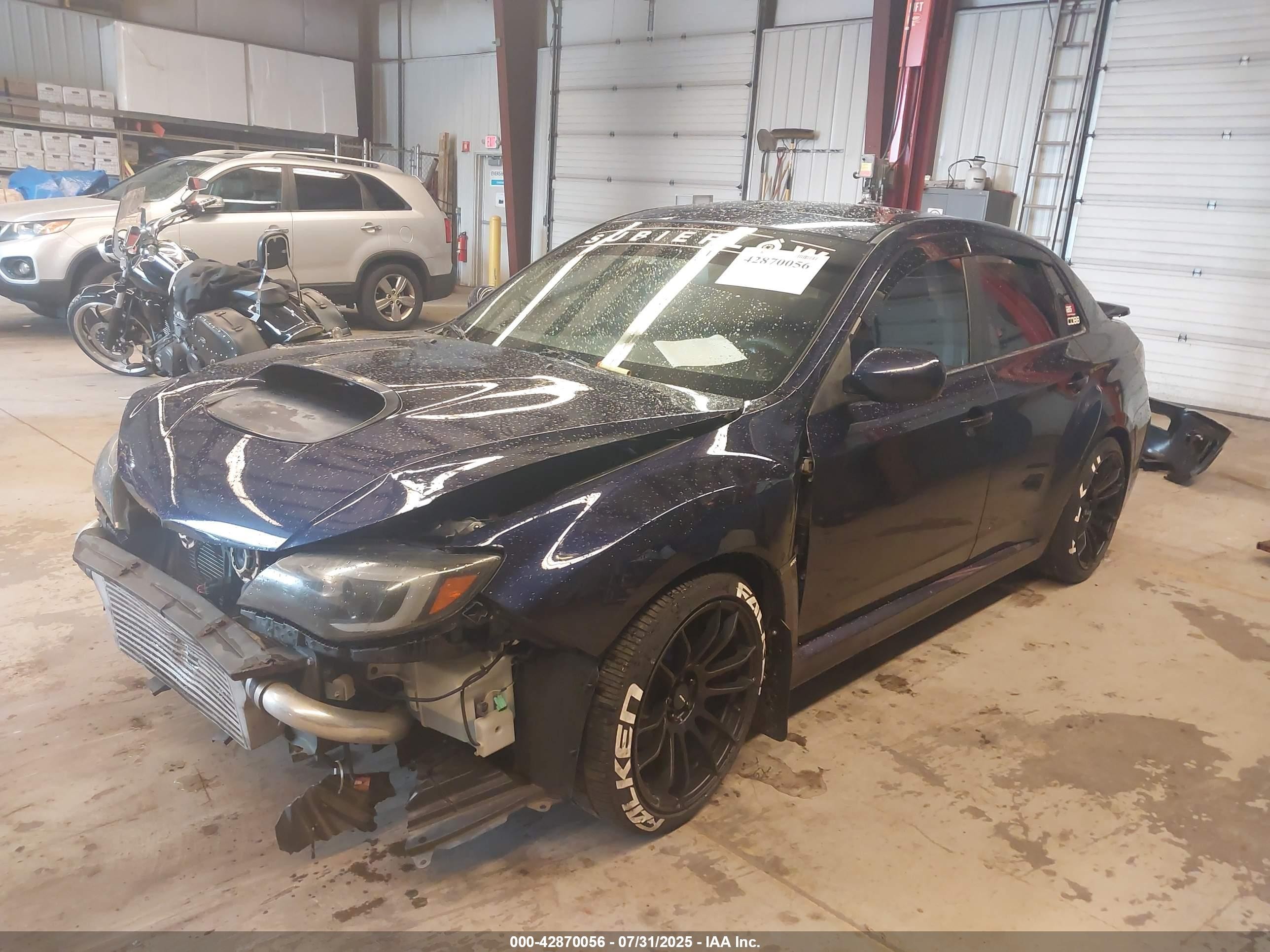 2014 Subaru Impreza Wrx Premium Blue vin: JF1GV7F60EG004509