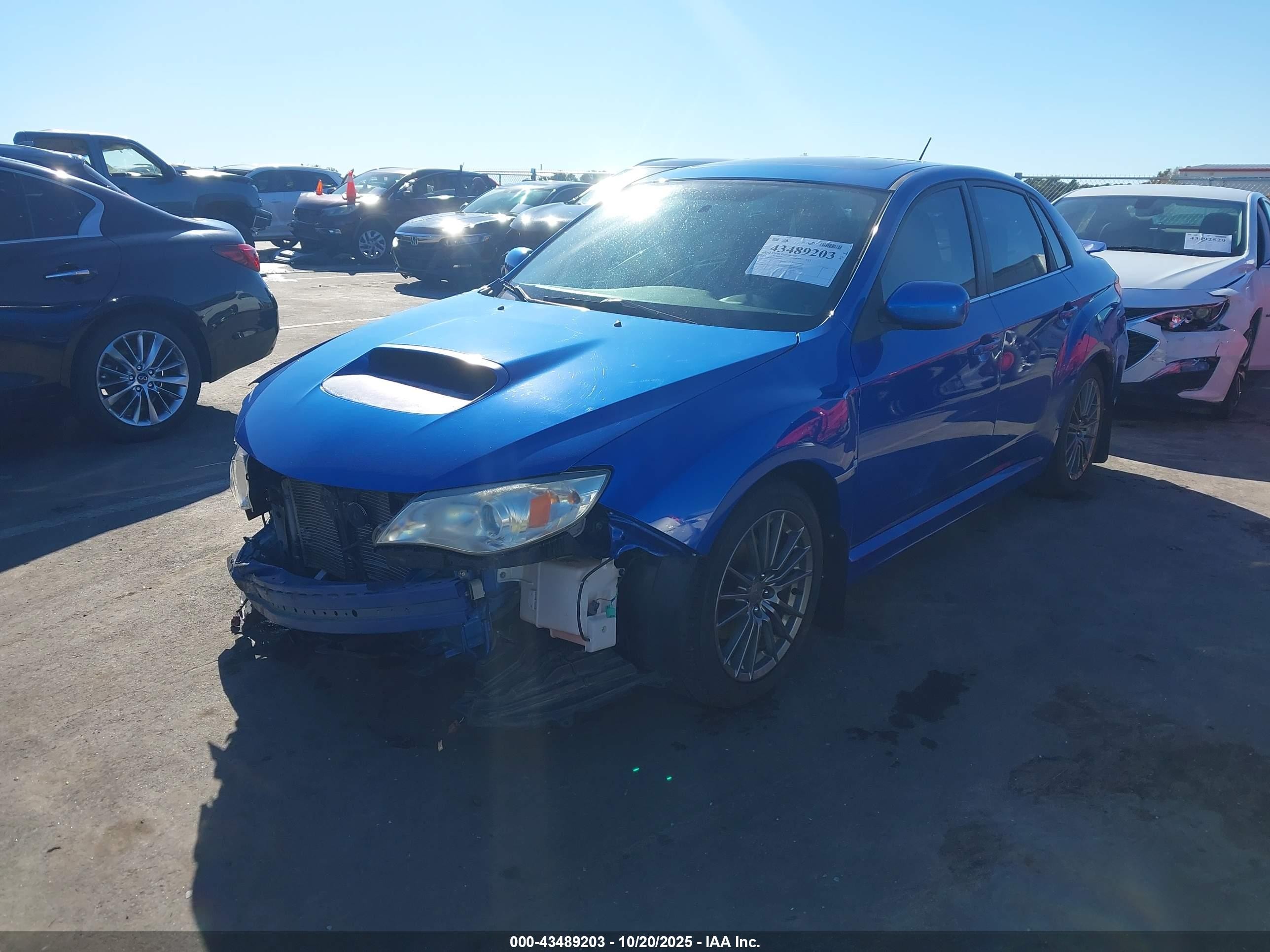 2014 Subaru Impreza Wrx Premium Blue vin: JF1GV7F60EG010150