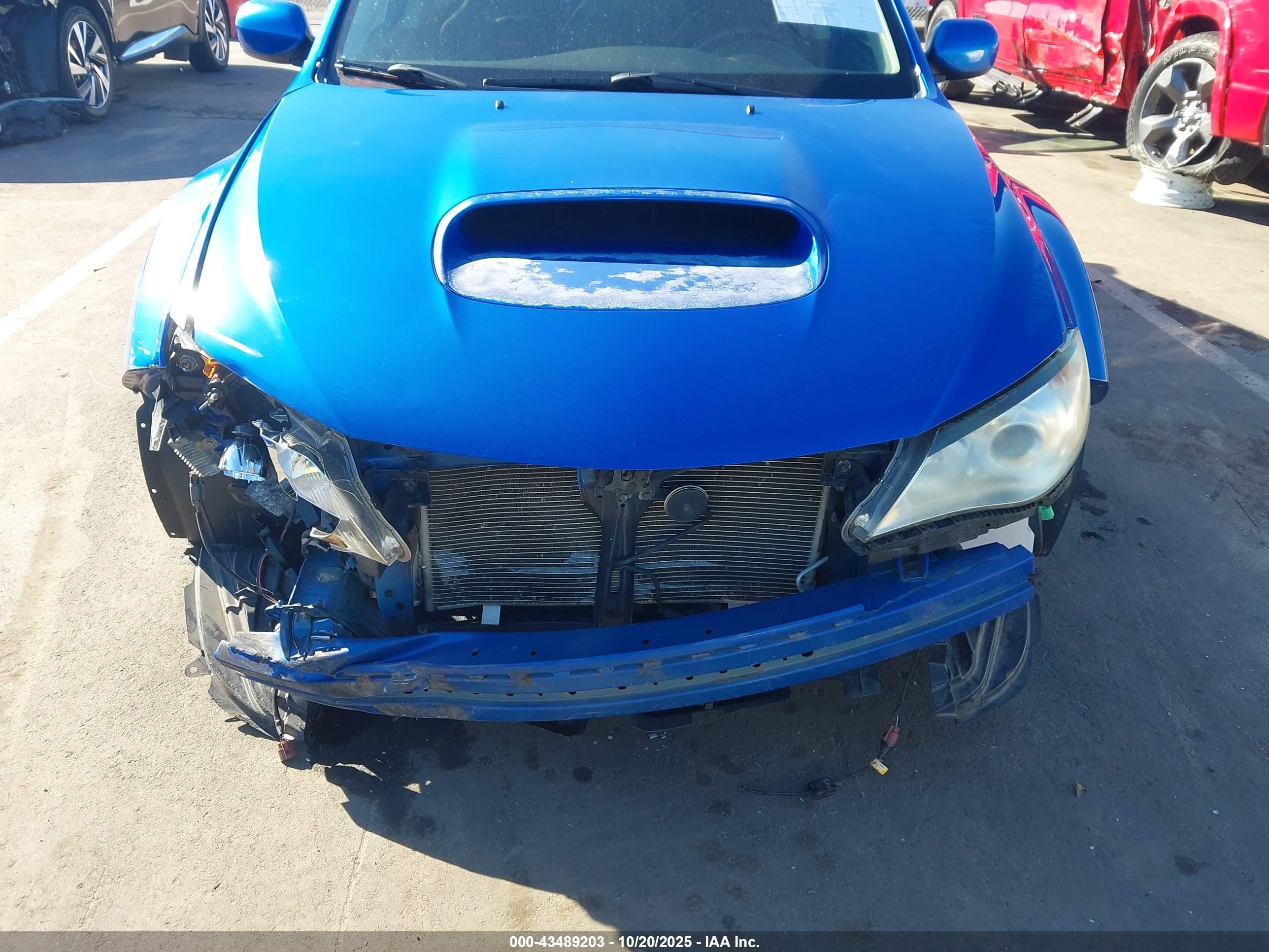 2014 Subaru Impreza Wrx Premium Blue vin: JF1GV7F60EG010150