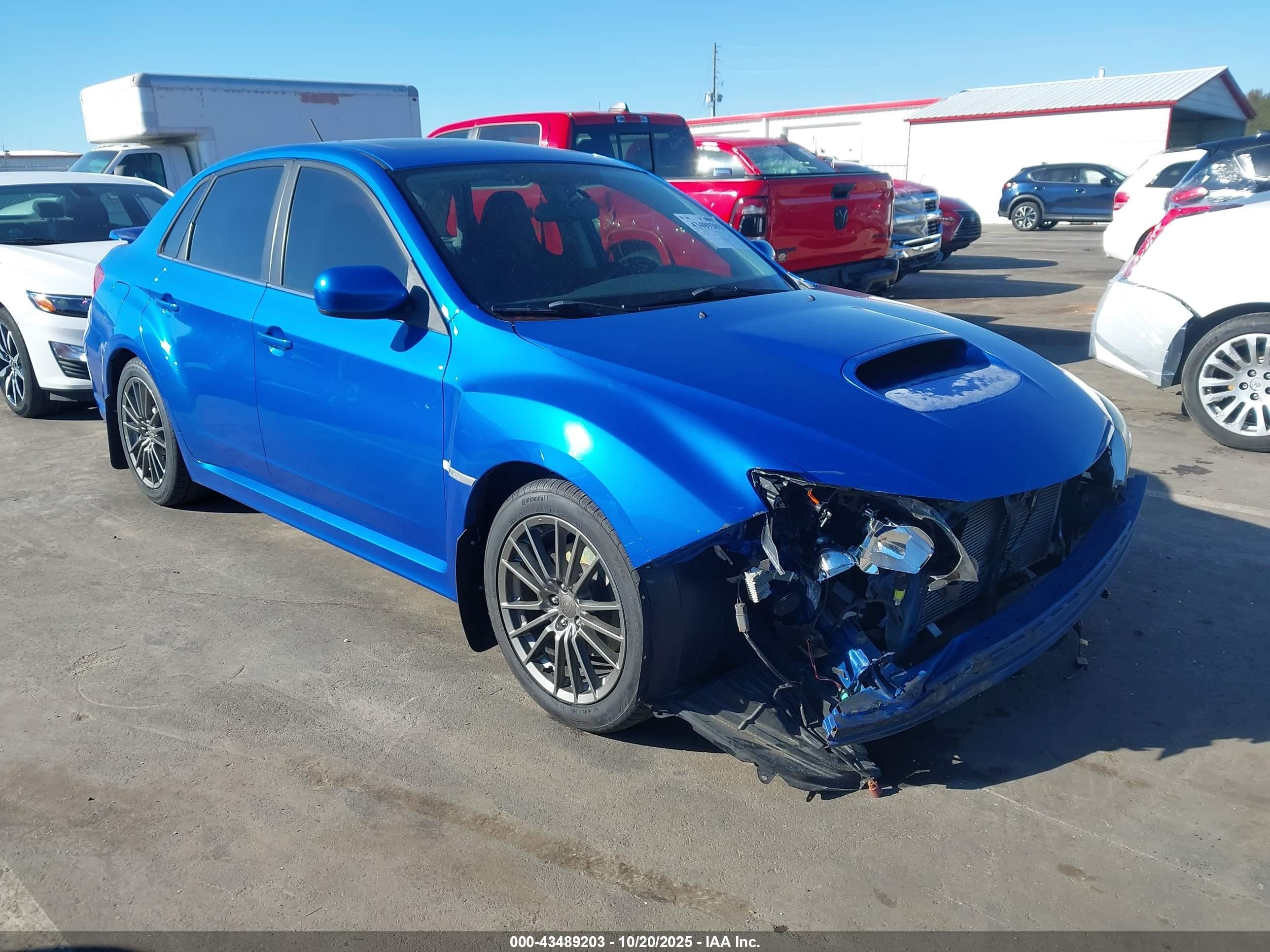 2014 Subaru Impreza Wrx Premium Blue vin: JF1GV7F60EG010150