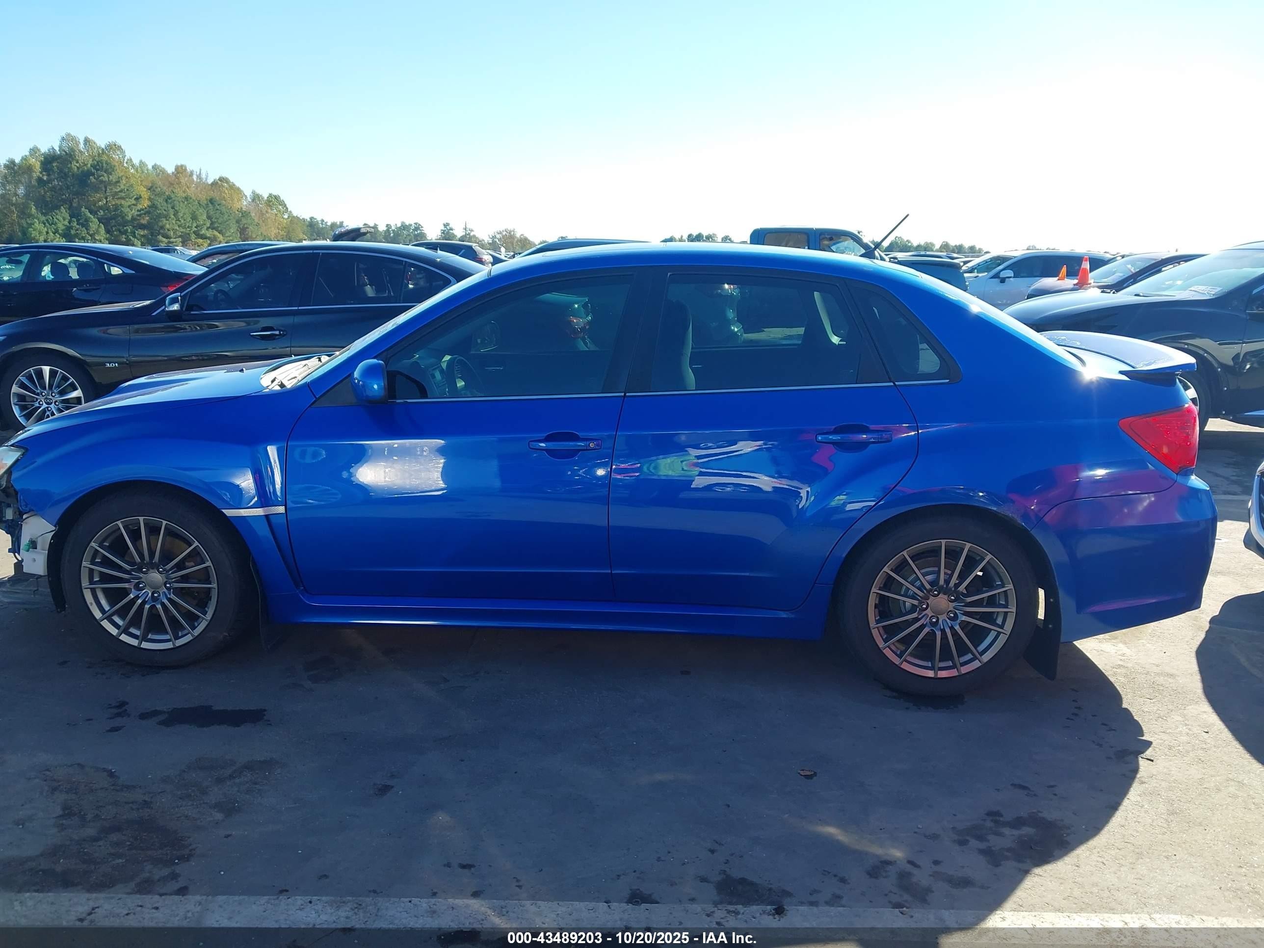 2014 Subaru Impreza Wrx Premium Blue vin: JF1GV7F60EG010150