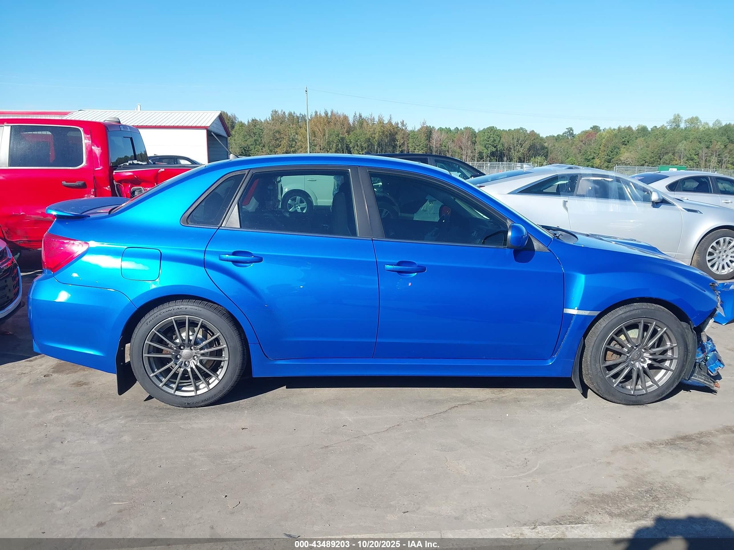 2014 Subaru Impreza Wrx Premium Blue vin: JF1GV7F60EG010150