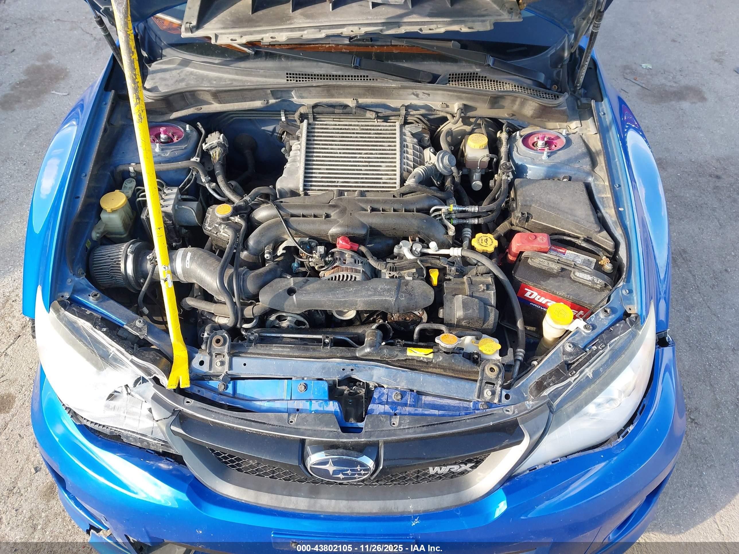 2014 Subaru Impreza Wrx Limited Синий vin: JF1GV7F60EG014943