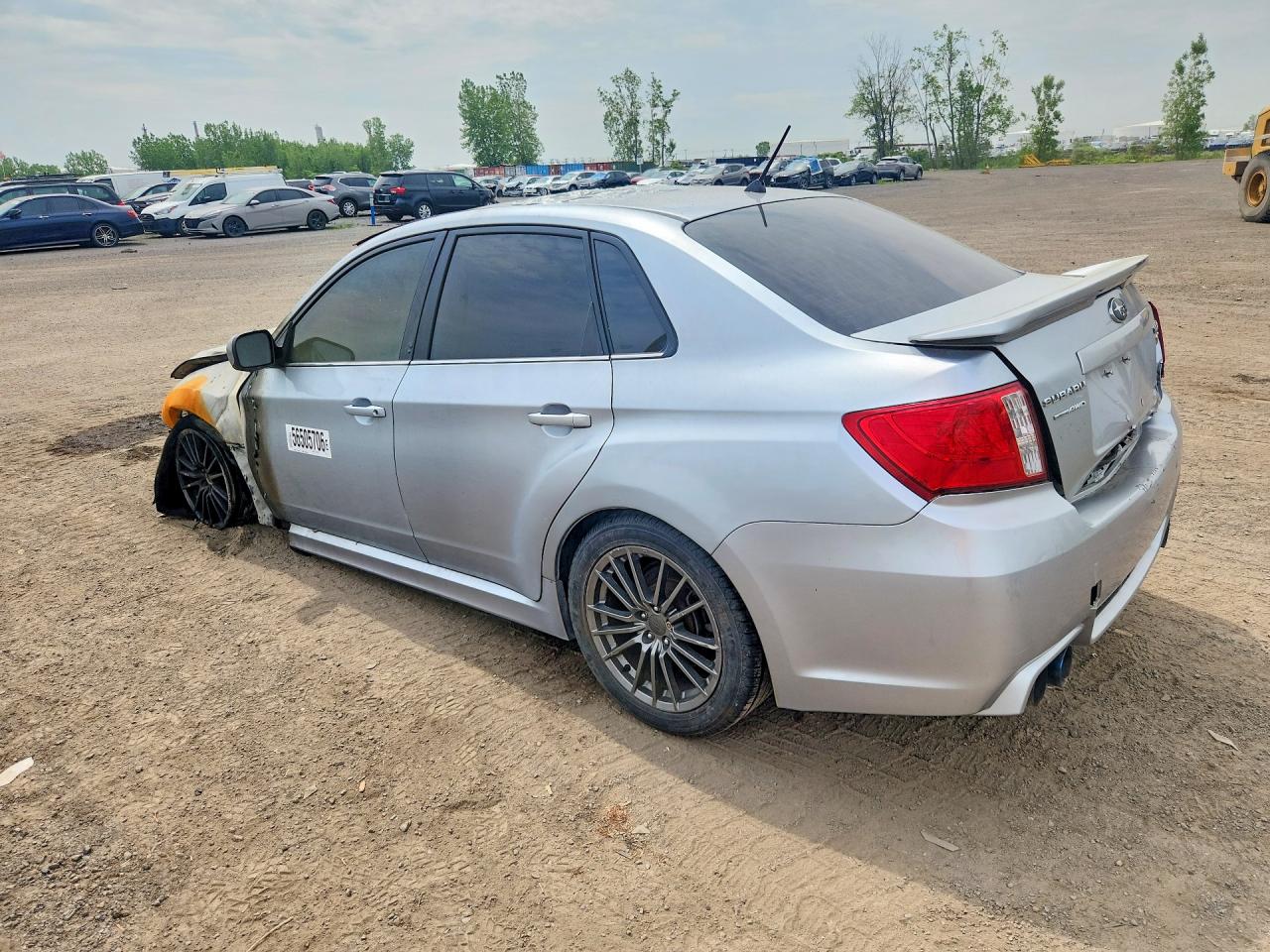 2013 Subaru Impreza Wrx Серебряный vin: JF1GV7F61DG031779