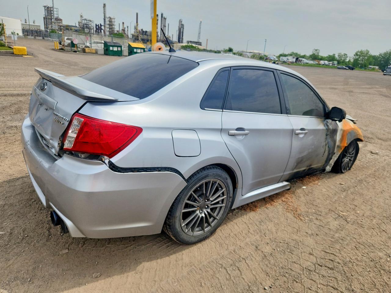 2013 Subaru Impreza Wrx Серебряный vin: JF1GV7F61DG031779