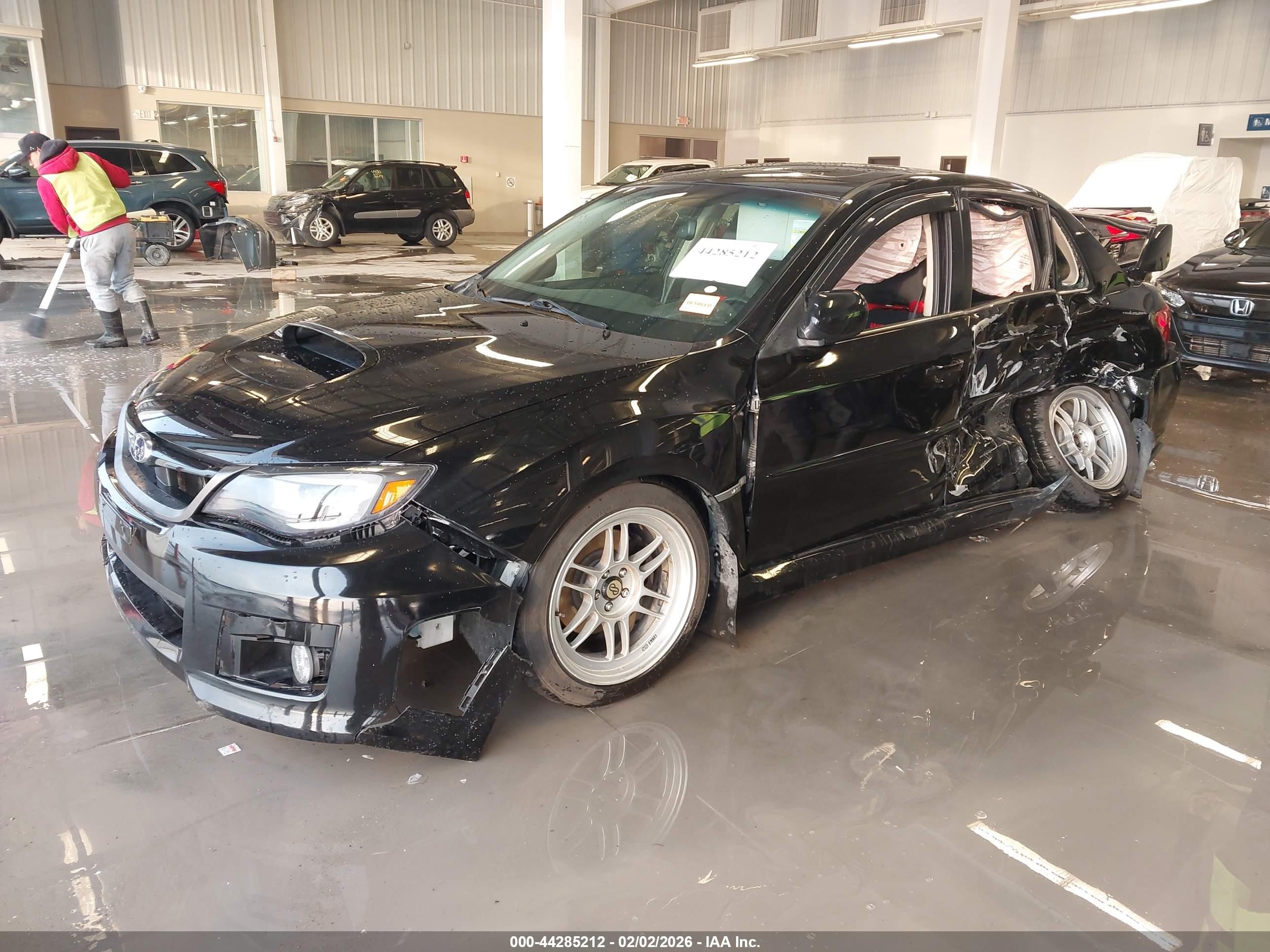 2014 Subaru Impreza Wrx Premium Черный vin: JF1GV7F61EG005409