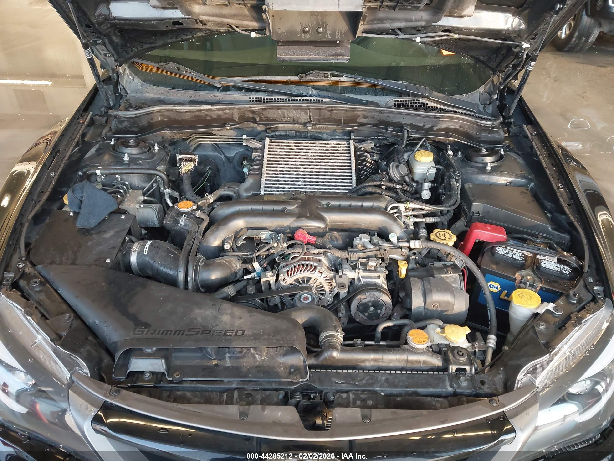 2014 Subaru Impreza Wrx Premium Черный vin: JF1GV7F61EG005409
