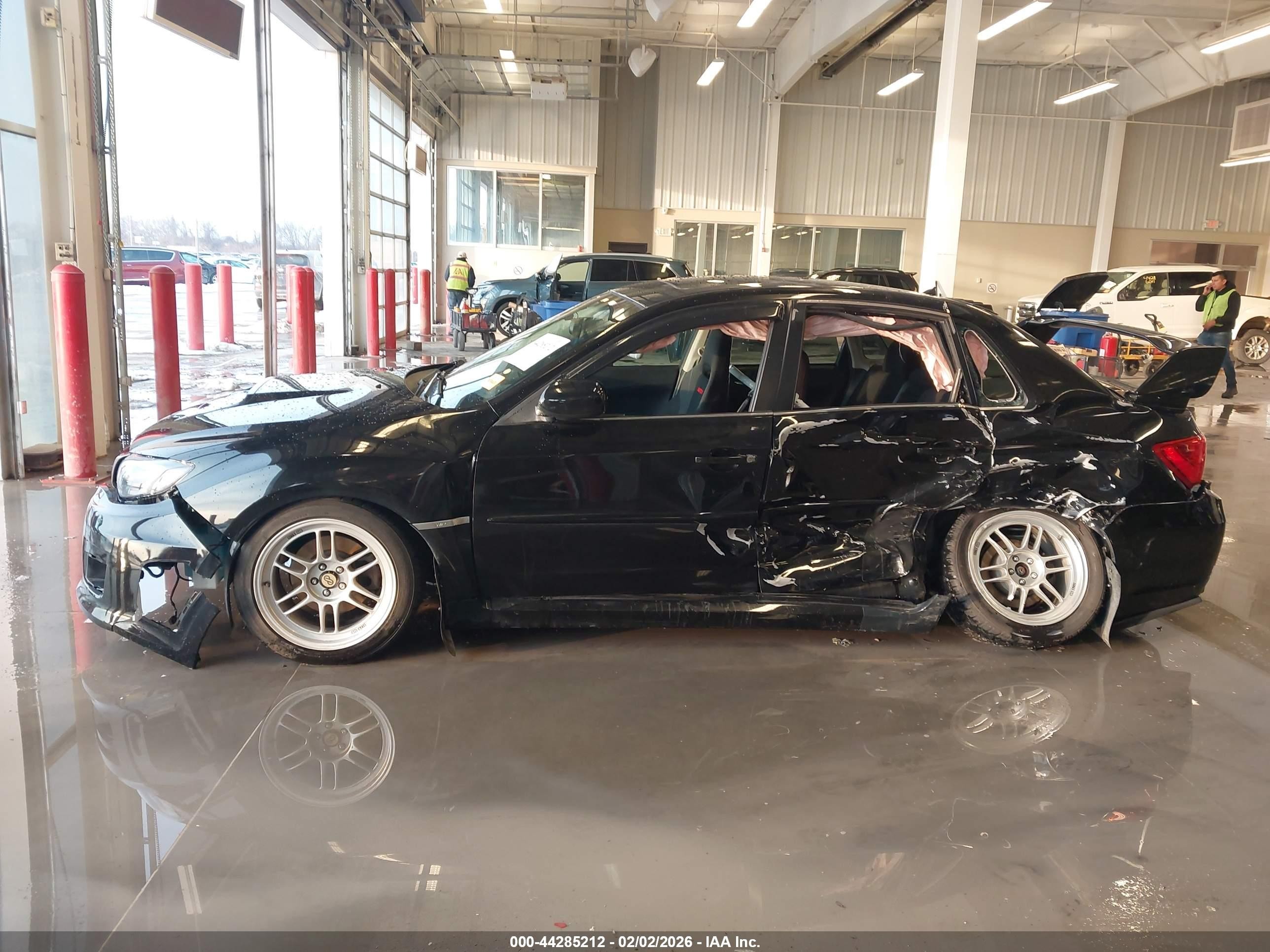 2014 Subaru Impreza Wrx Premium Черный vin: JF1GV7F61EG005409