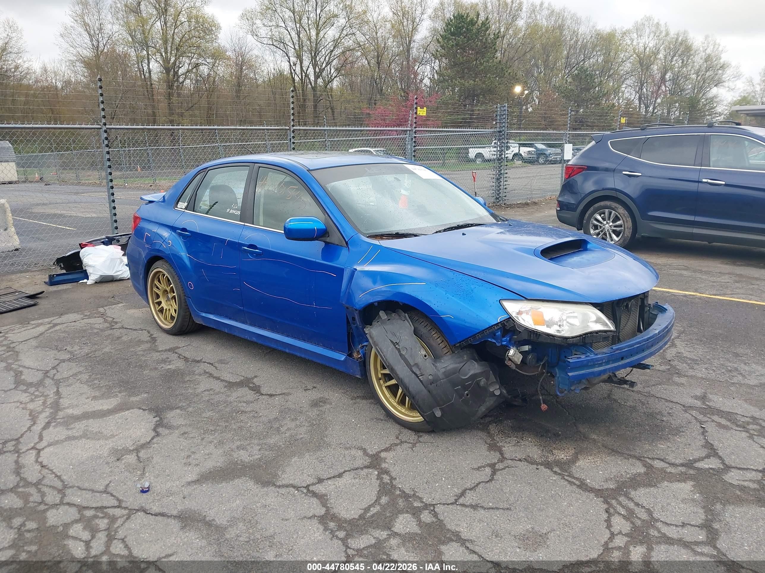 2014 Subaru Impreza Wrx Limited Blue vin: JF1GV7F61EG011694