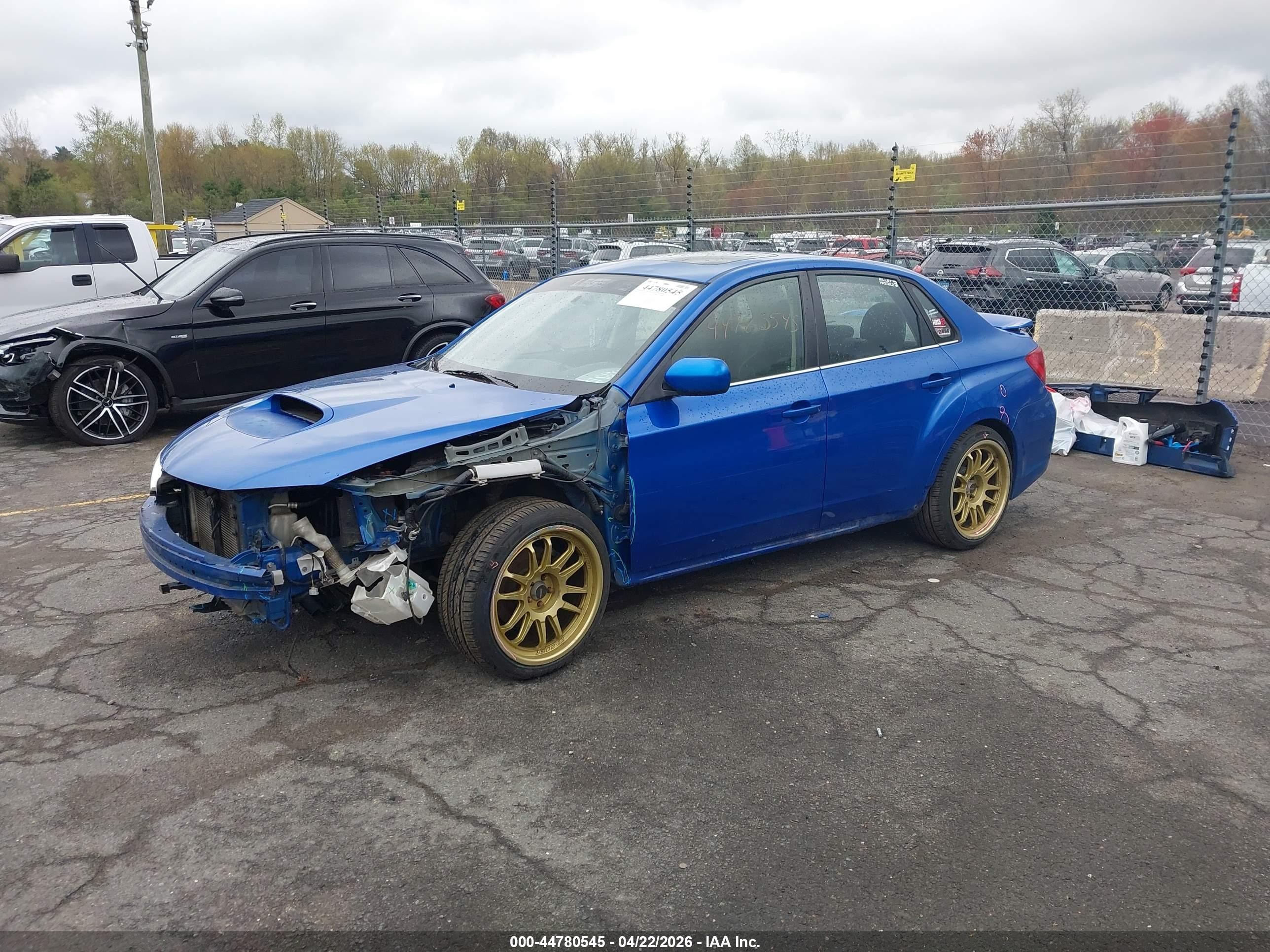 2014 Subaru Impreza Wrx Limited Blue vin: JF1GV7F61EG011694