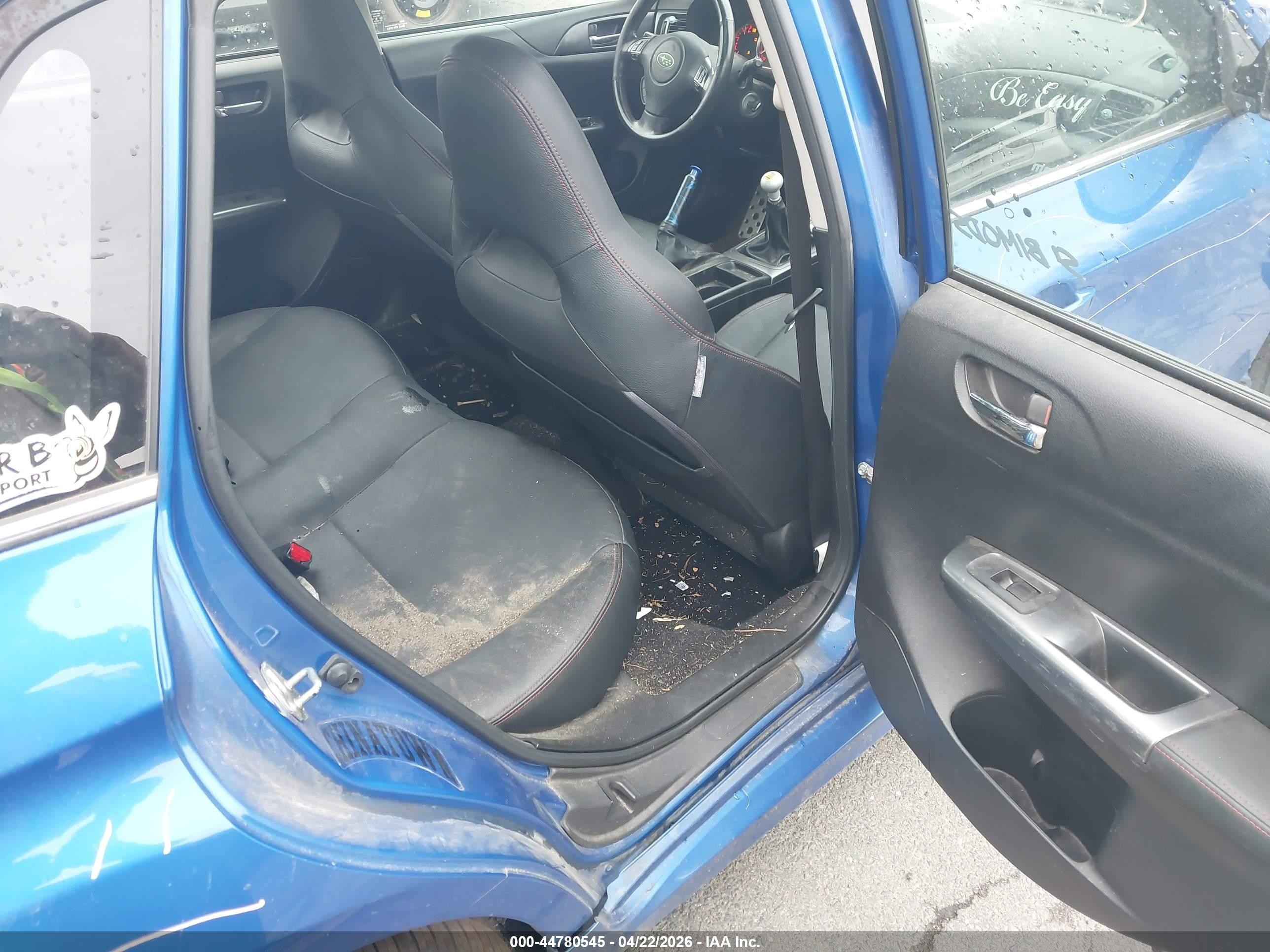 2014 Subaru Impreza Wrx Limited Blue vin: JF1GV7F61EG011694