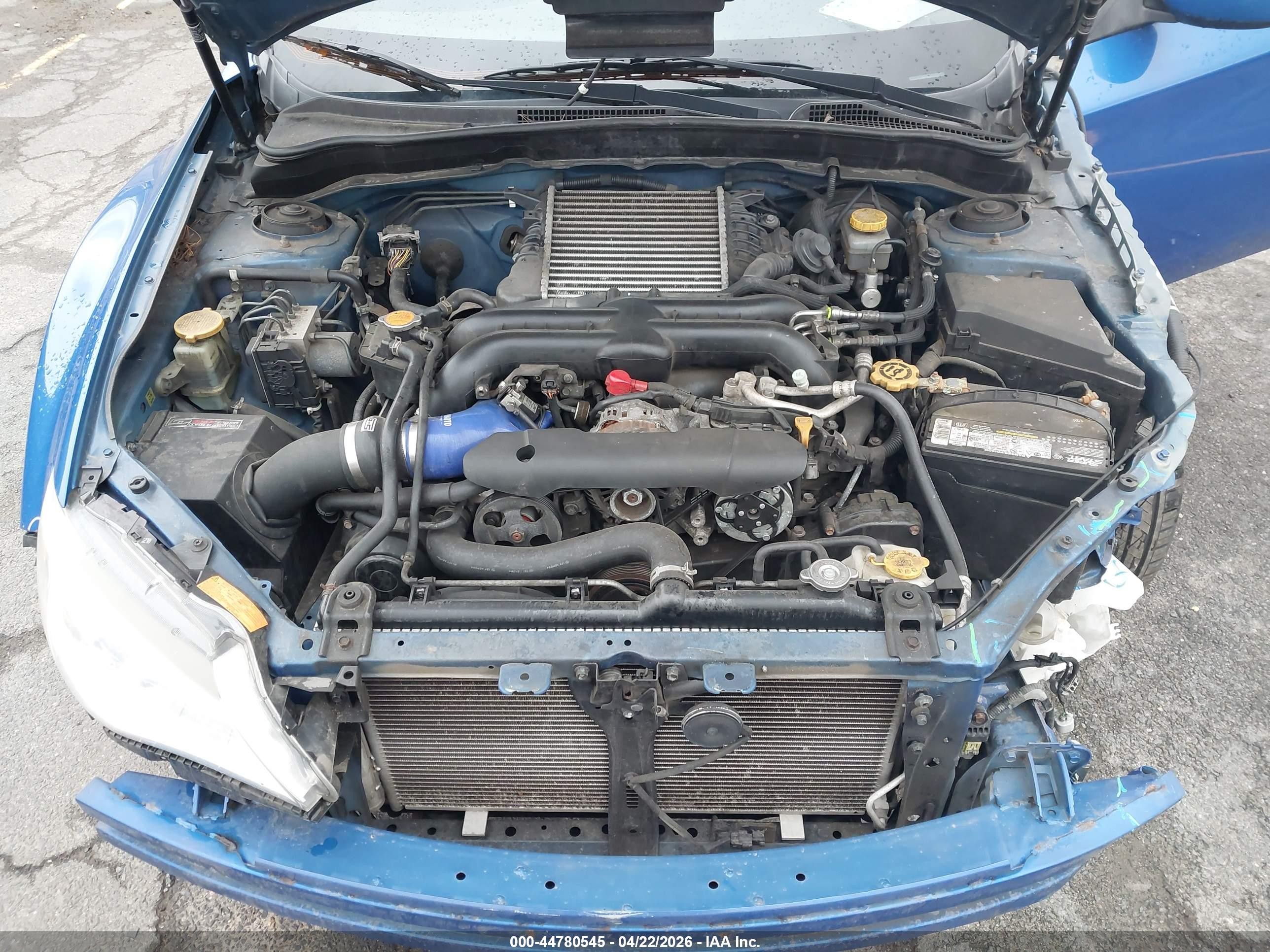 2014 Subaru Impreza Wrx Limited Blue vin: JF1GV7F61EG011694
