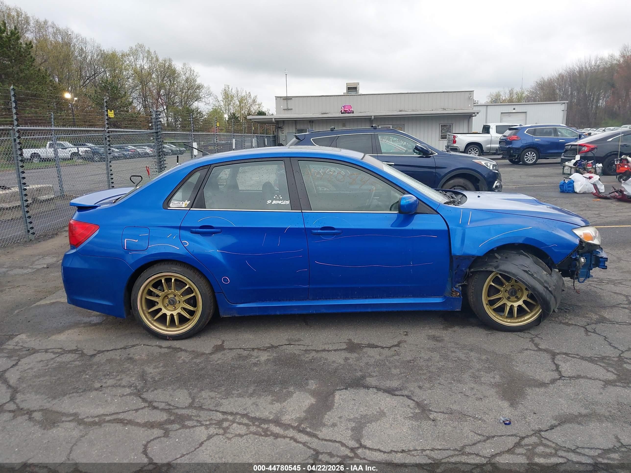 2014 Subaru Impreza Wrx Limited Blue vin: JF1GV7F61EG011694