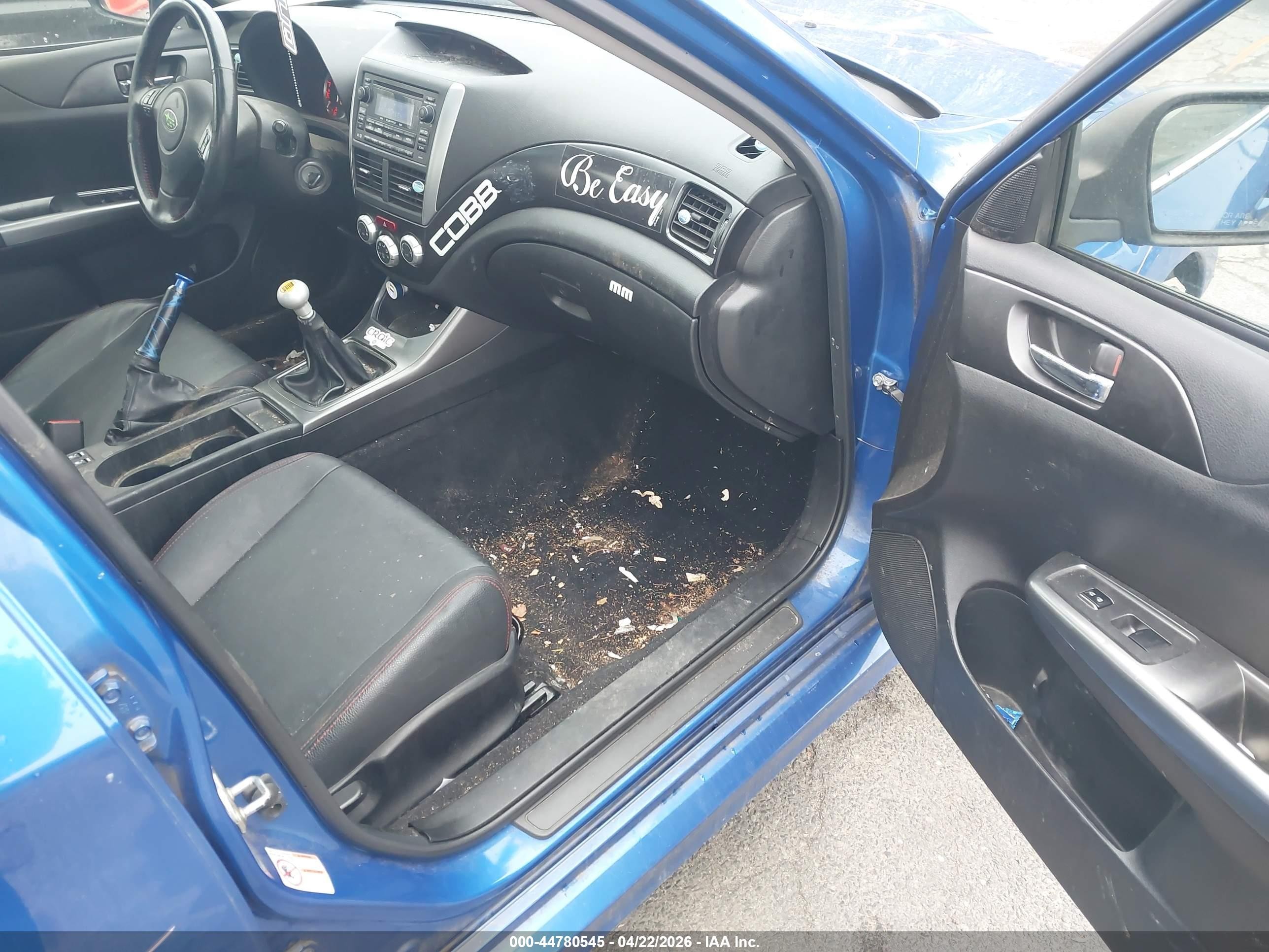 2014 Subaru Impreza Wrx Limited Blue vin: JF1GV7F61EG011694
