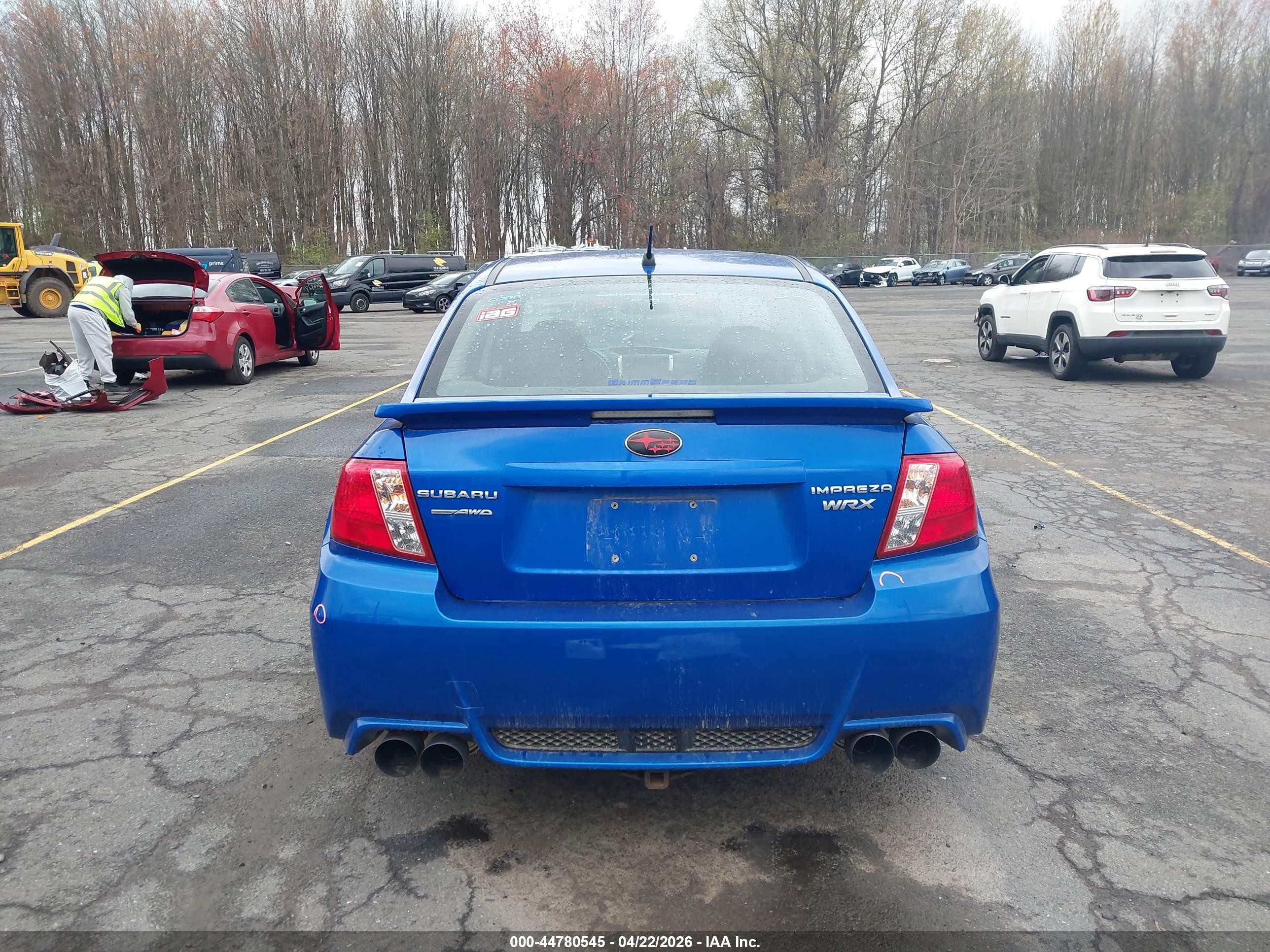 2014 Subaru Impreza Wrx Limited Blue vin: JF1GV7F61EG011694