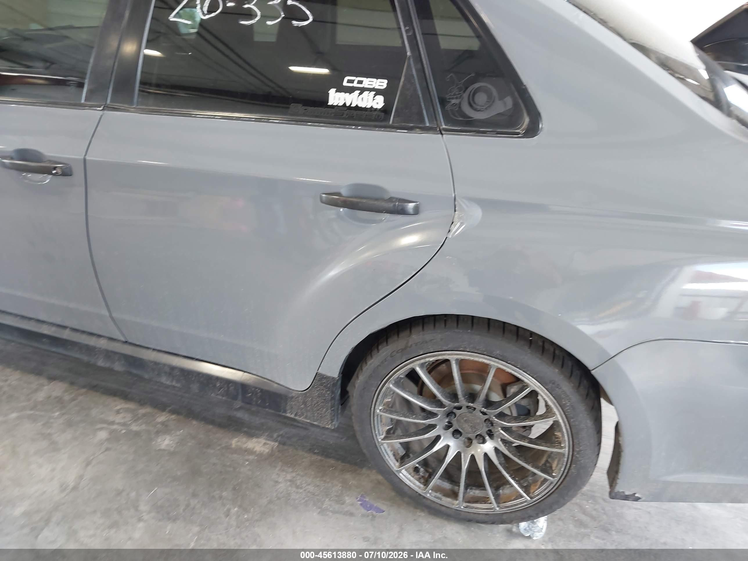 2012 Subaru Impreza Wrx Premium Серый vin: JF1GV7F62CG002189