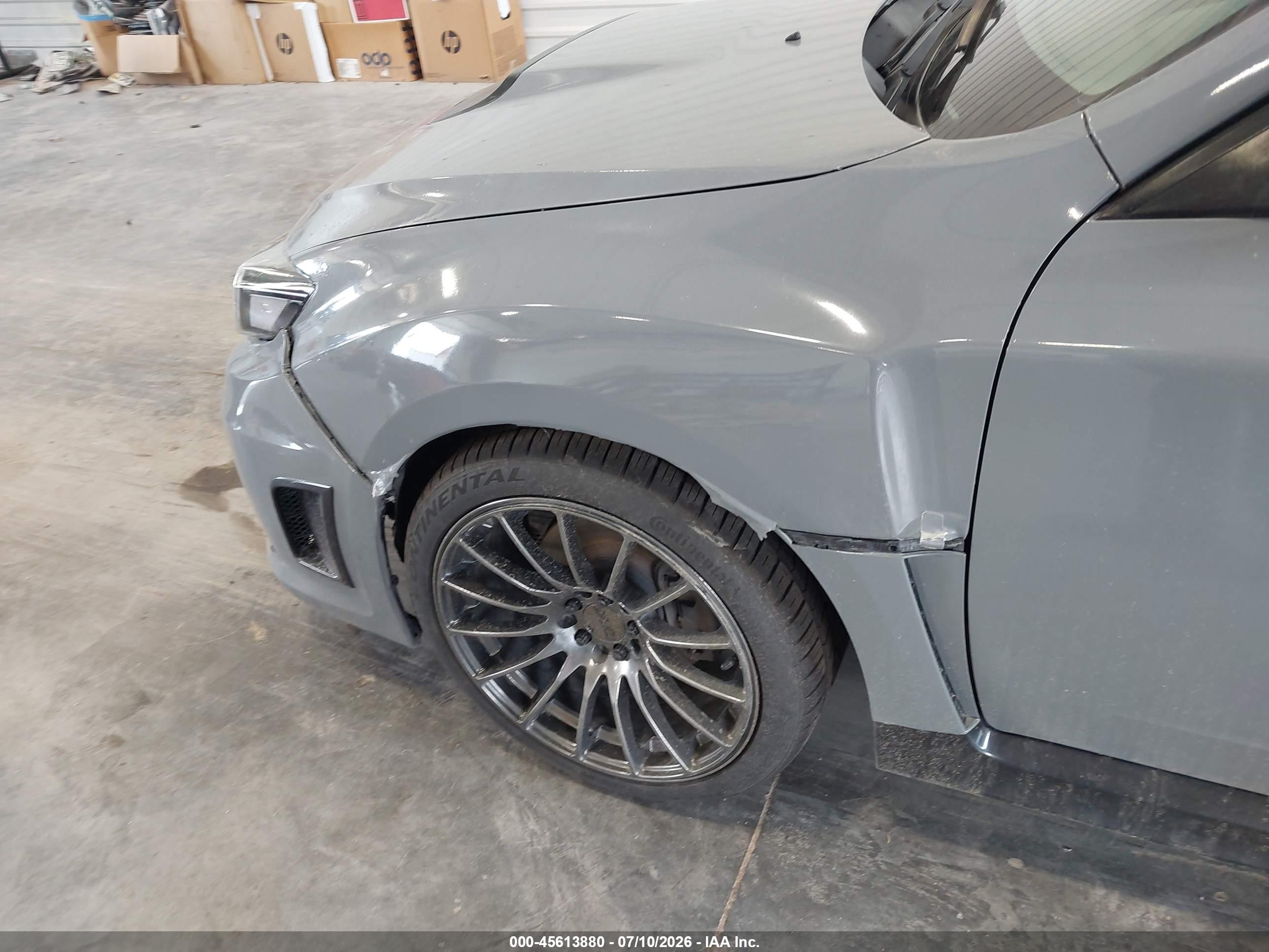 2012 Subaru Impreza Wrx Premium Серый vin: JF1GV7F62CG002189
