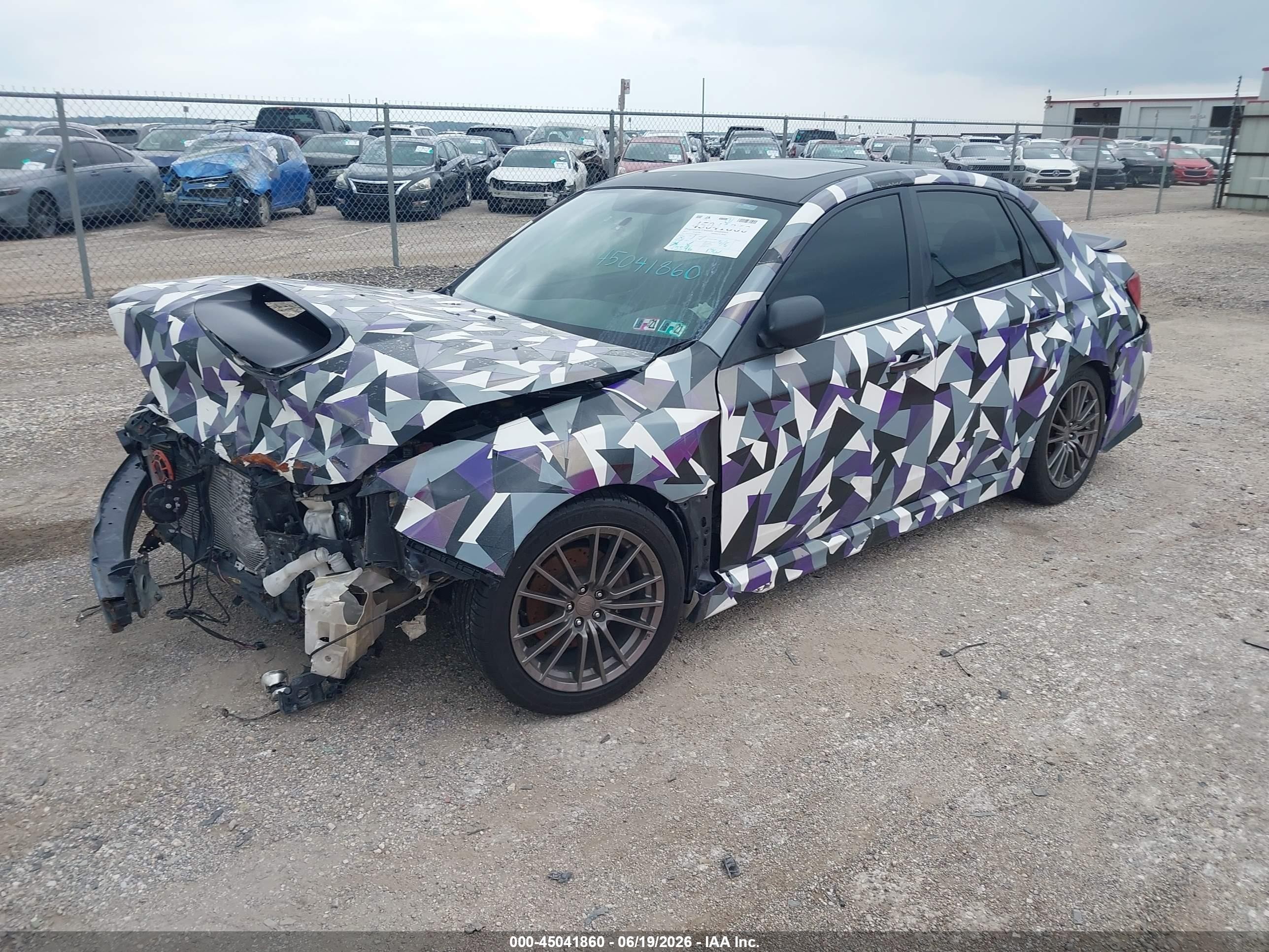 2013 Subaru Impreza Wrx Limited Серый vin: JF1GV7F62DG024209