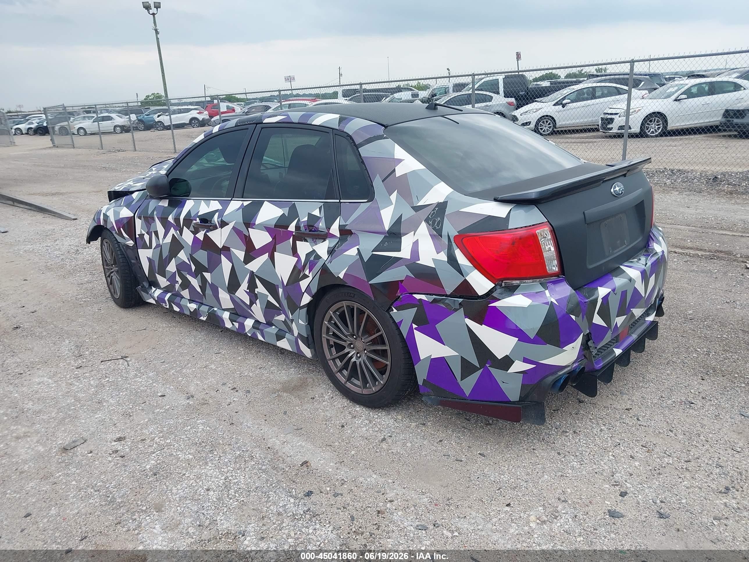 2013 Subaru Impreza Wrx Limited Серый vin: JF1GV7F62DG024209