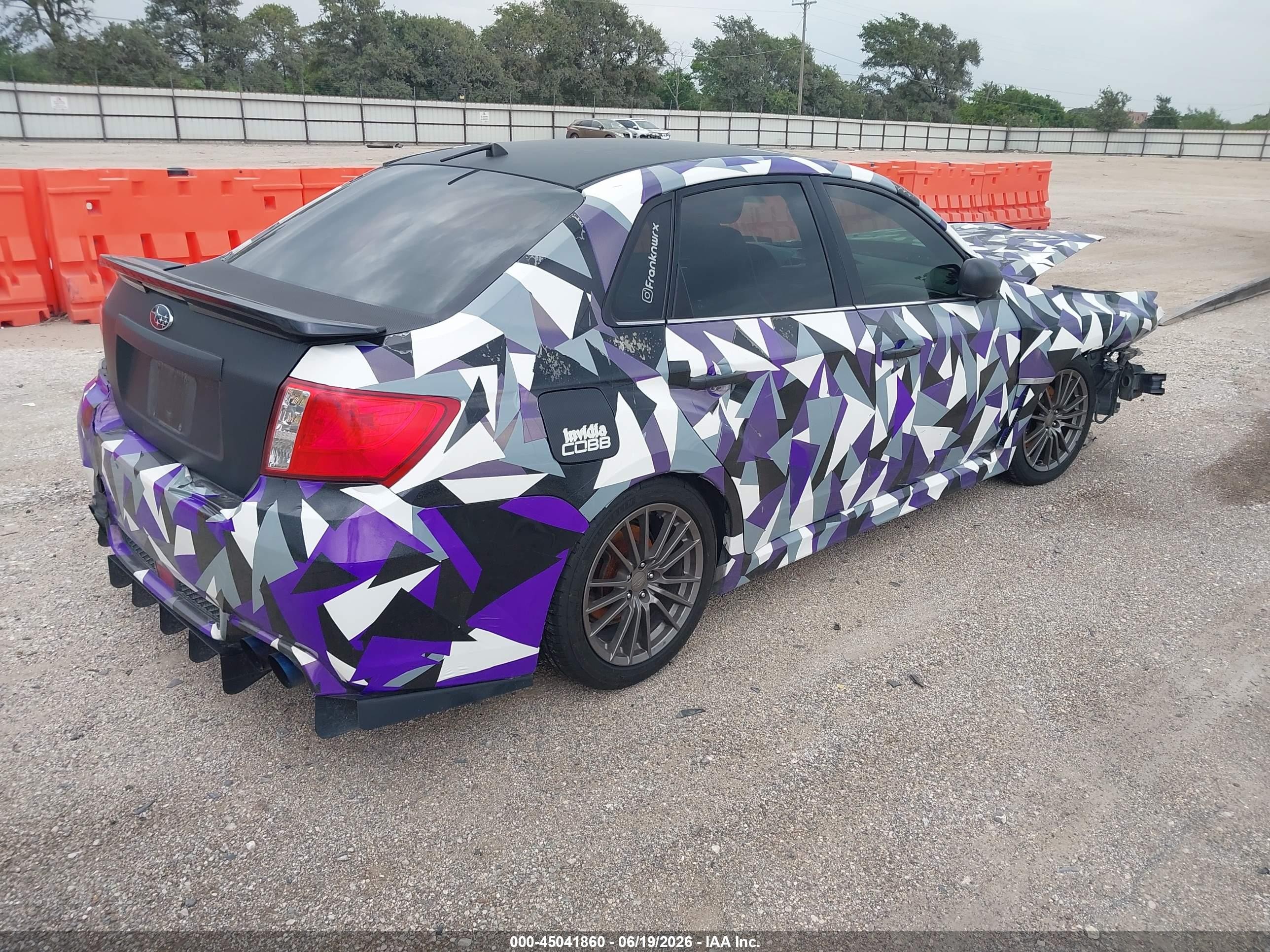 2013 Subaru Impreza Wrx Limited Серый vin: JF1GV7F62DG024209