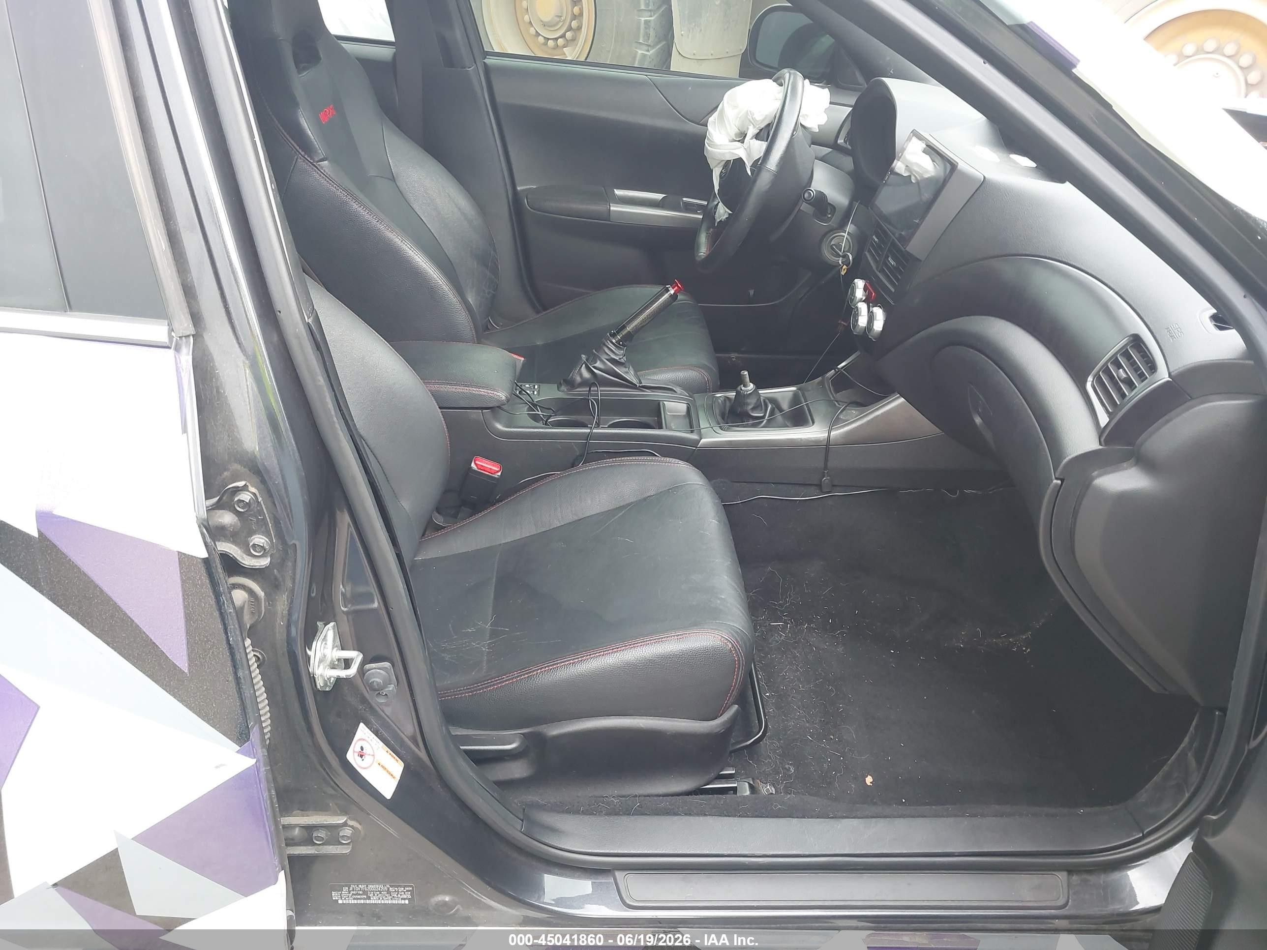 2013 Subaru Impreza Wrx Limited Серый vin: JF1GV7F62DG024209
