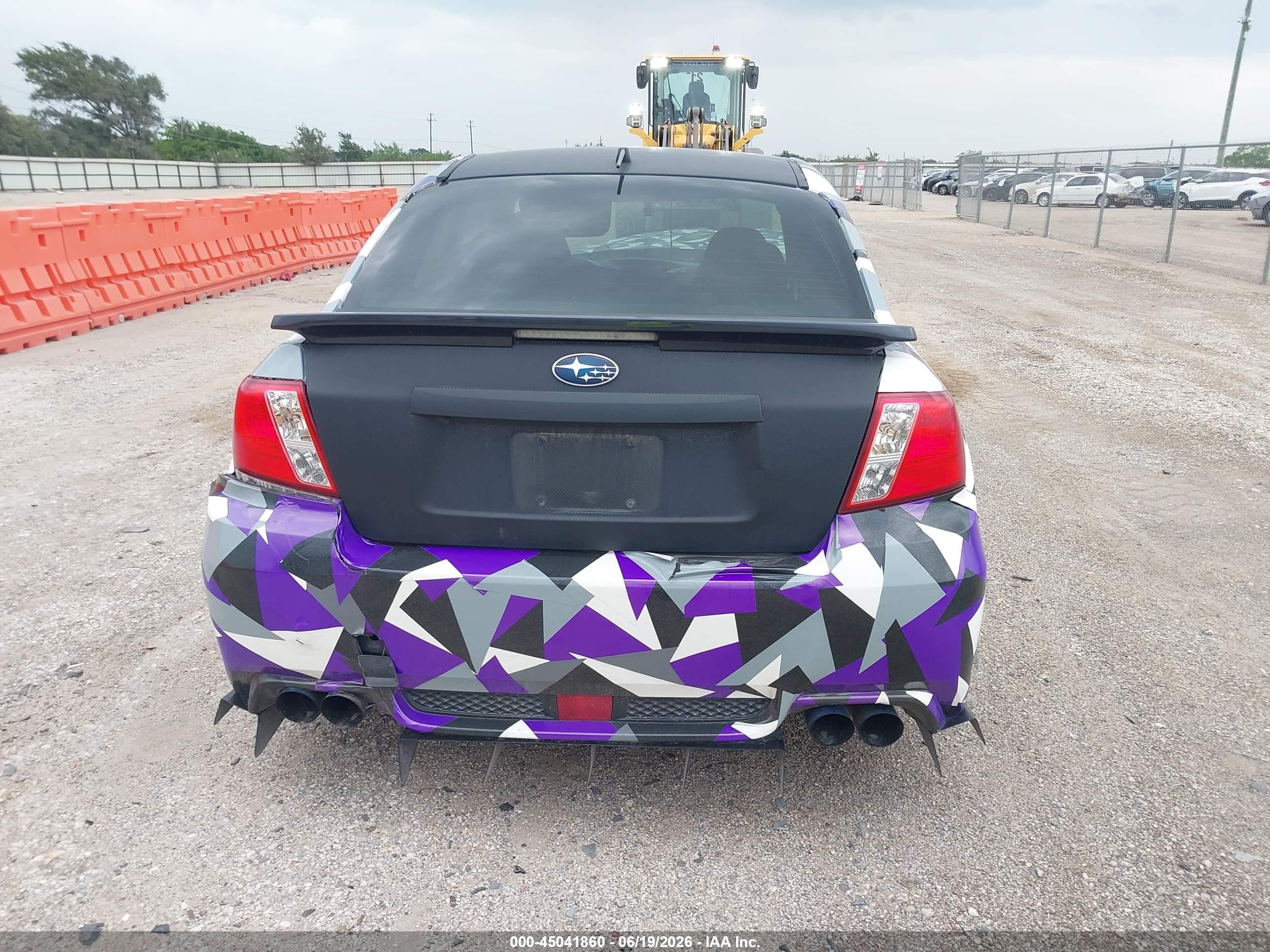 2013 Subaru Impreza Wrx Limited Серый vin: JF1GV7F62DG024209