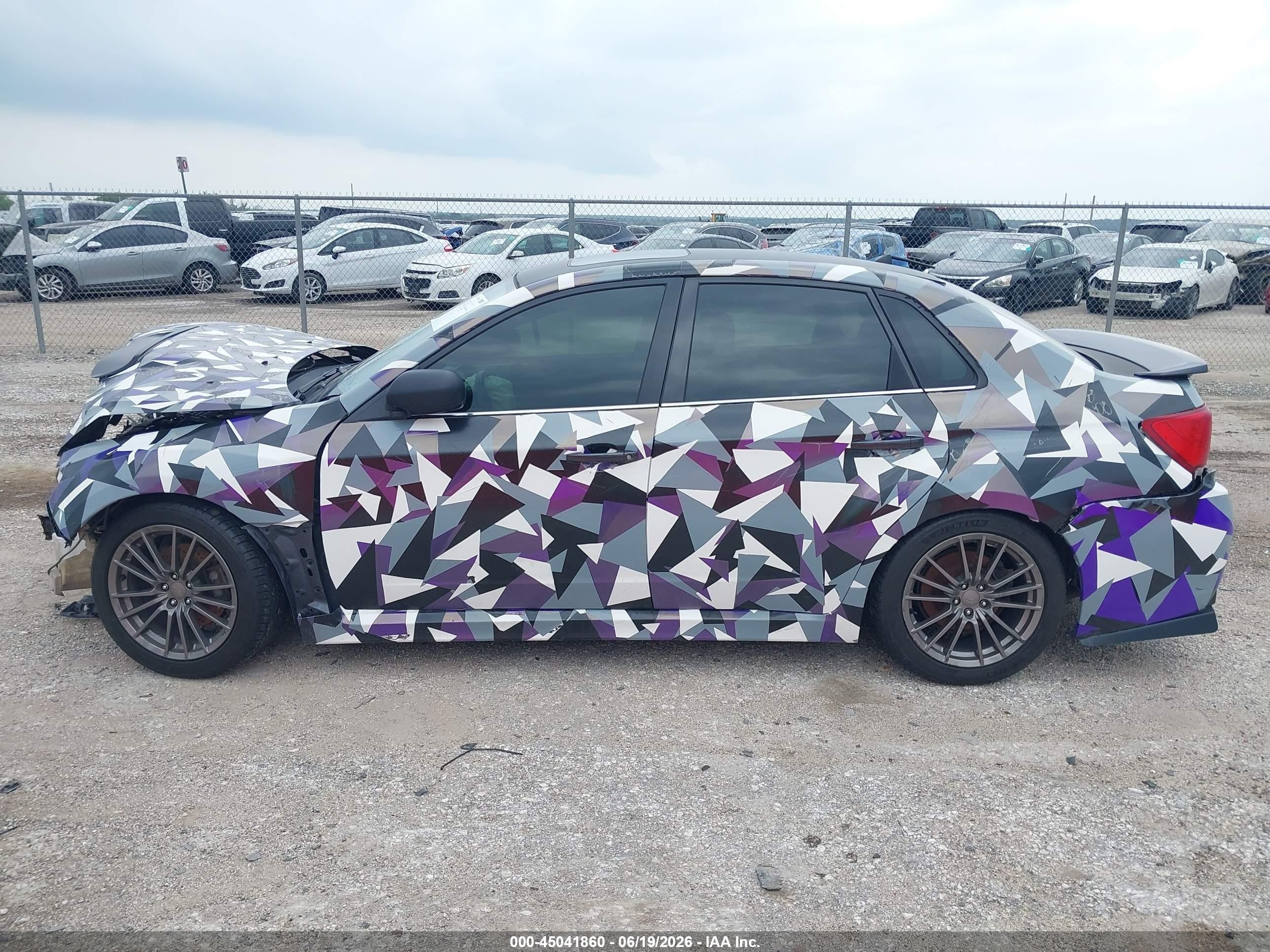 2013 Subaru Impreza Wrx Limited Серый vin: JF1GV7F62DG024209