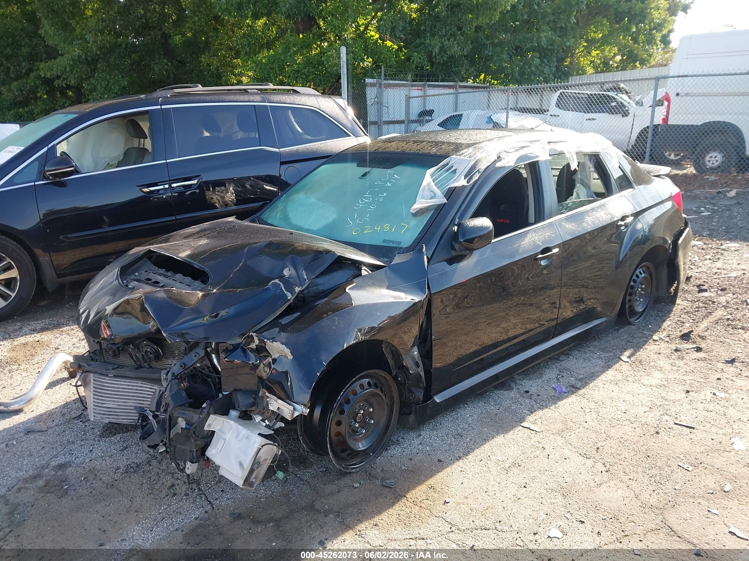 2013 Subaru Impreza Wrx Premium Черный vin: JF1GV7F63DG024817