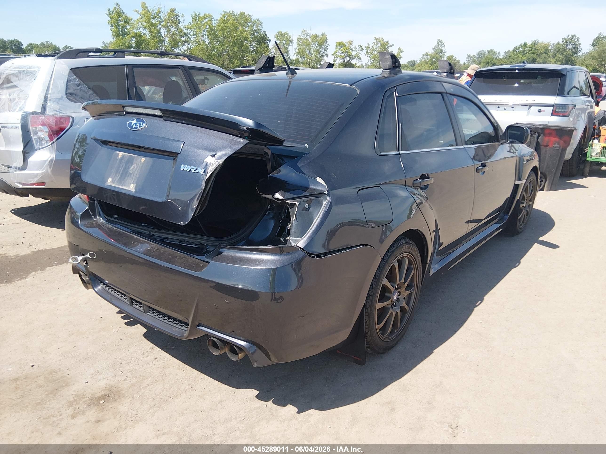 2014 Subaru Impreza Wrx Premium Серый vin: JF1GV7F63EG004228