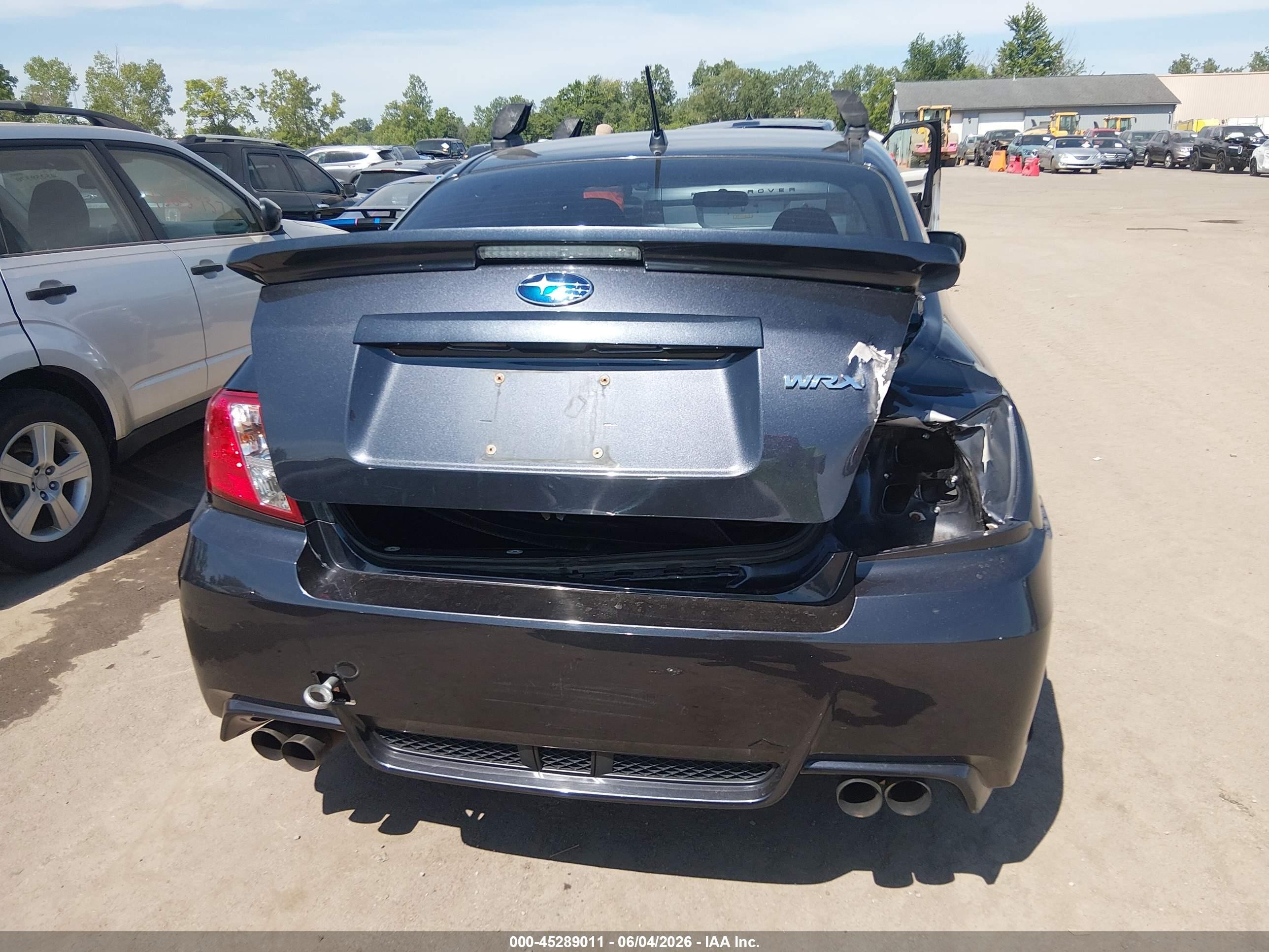 2014 Subaru Impreza Wrx Premium Серый vin: JF1GV7F63EG004228