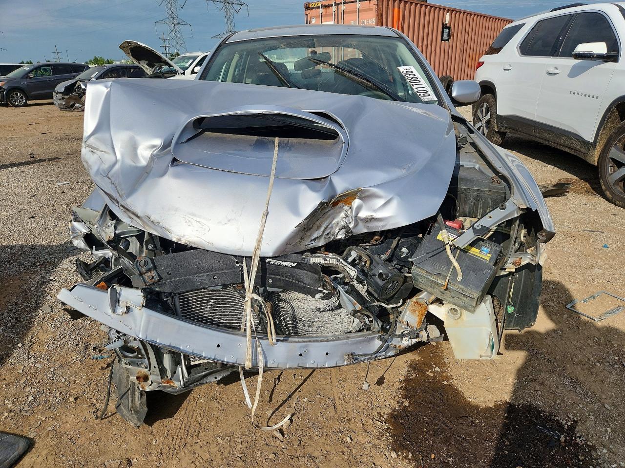 2014 Subaru Impreza Wrx Silver vin: JF1GV7F63EG012409