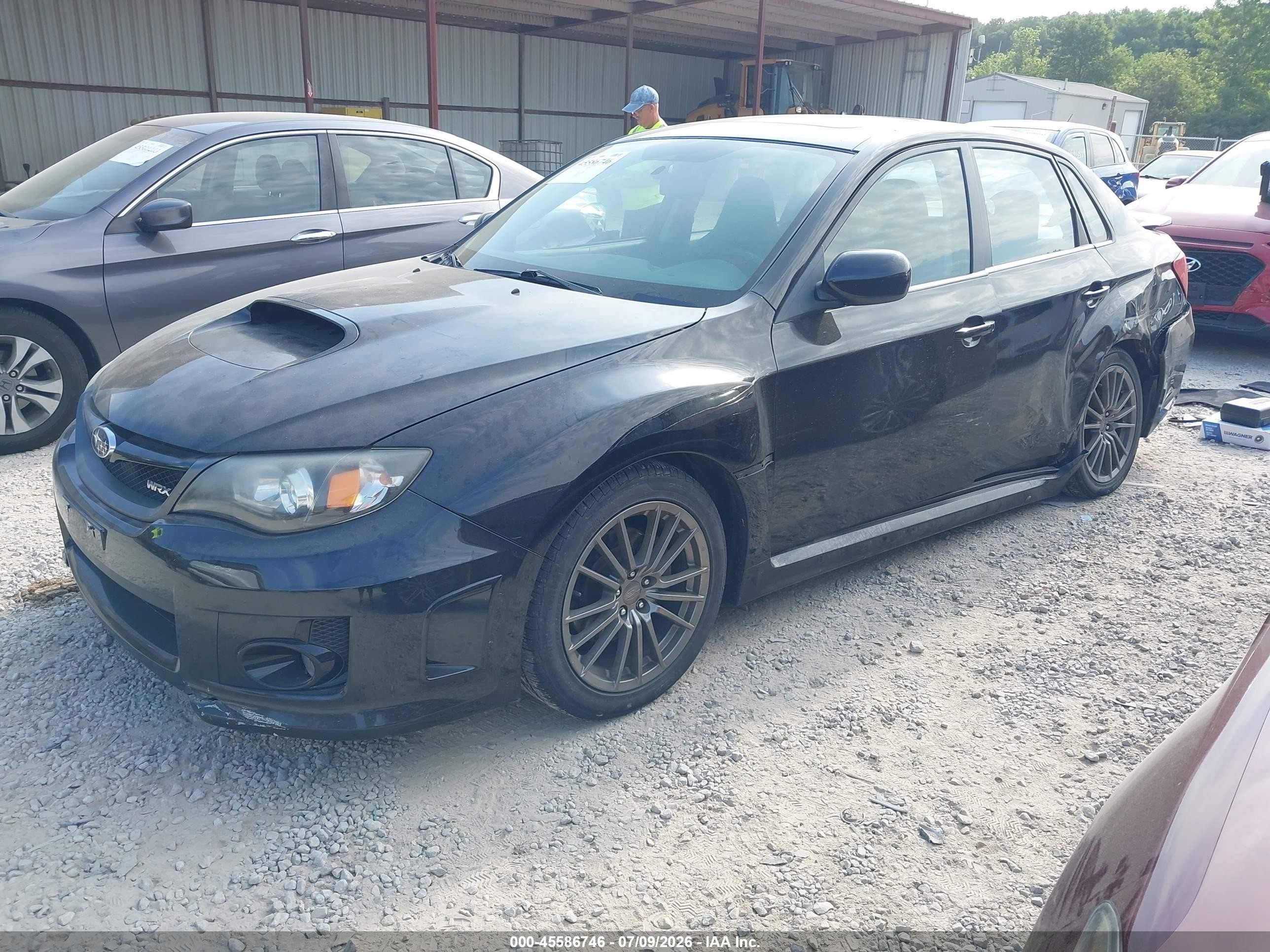 2011 Subaru Impreza Wrx Premium Black vin: JF1GV7F64BG505317