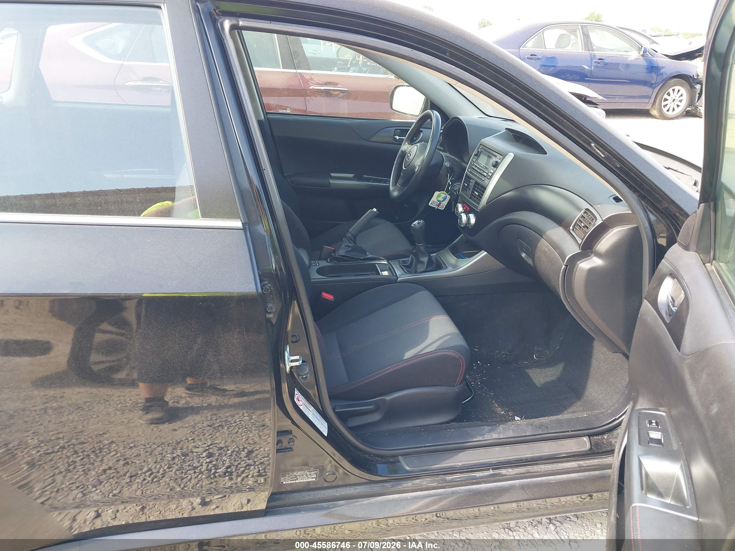 2011 Subaru Impreza Wrx Premium Black vin: JF1GV7F64BG505317
