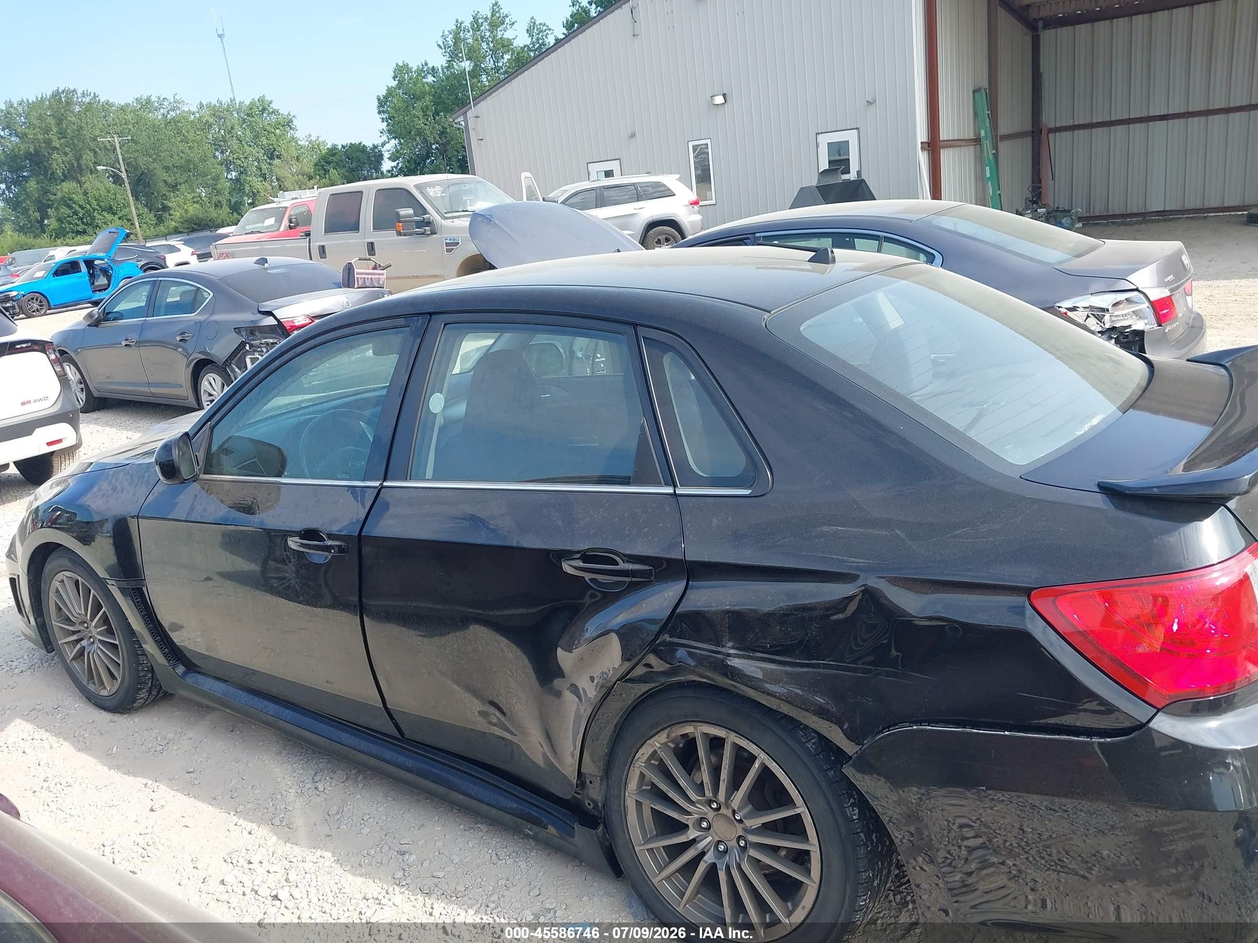 2011 Subaru Impreza Wrx Premium Black vin: JF1GV7F64BG505317