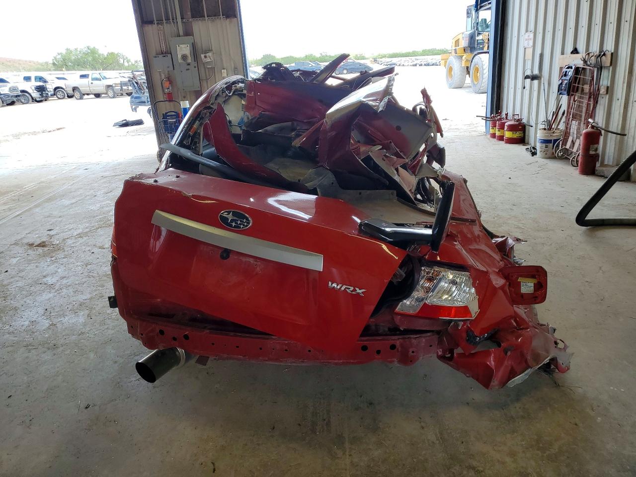 2011 Subaru Impreza Wrx Красный vin: JF1GV7F64BG505866