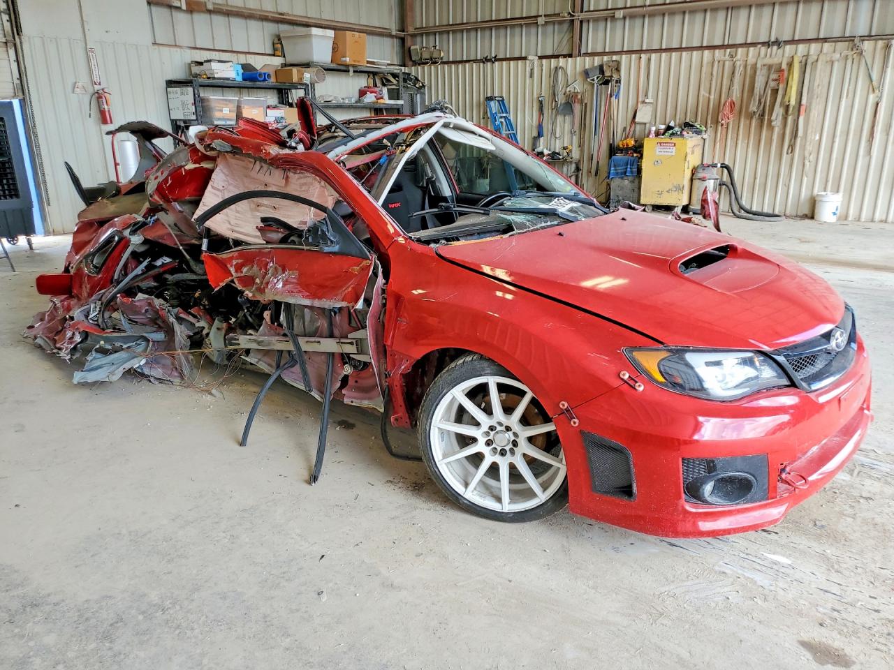 2011 Subaru Impreza Wrx Красный vin: JF1GV7F64BG505866