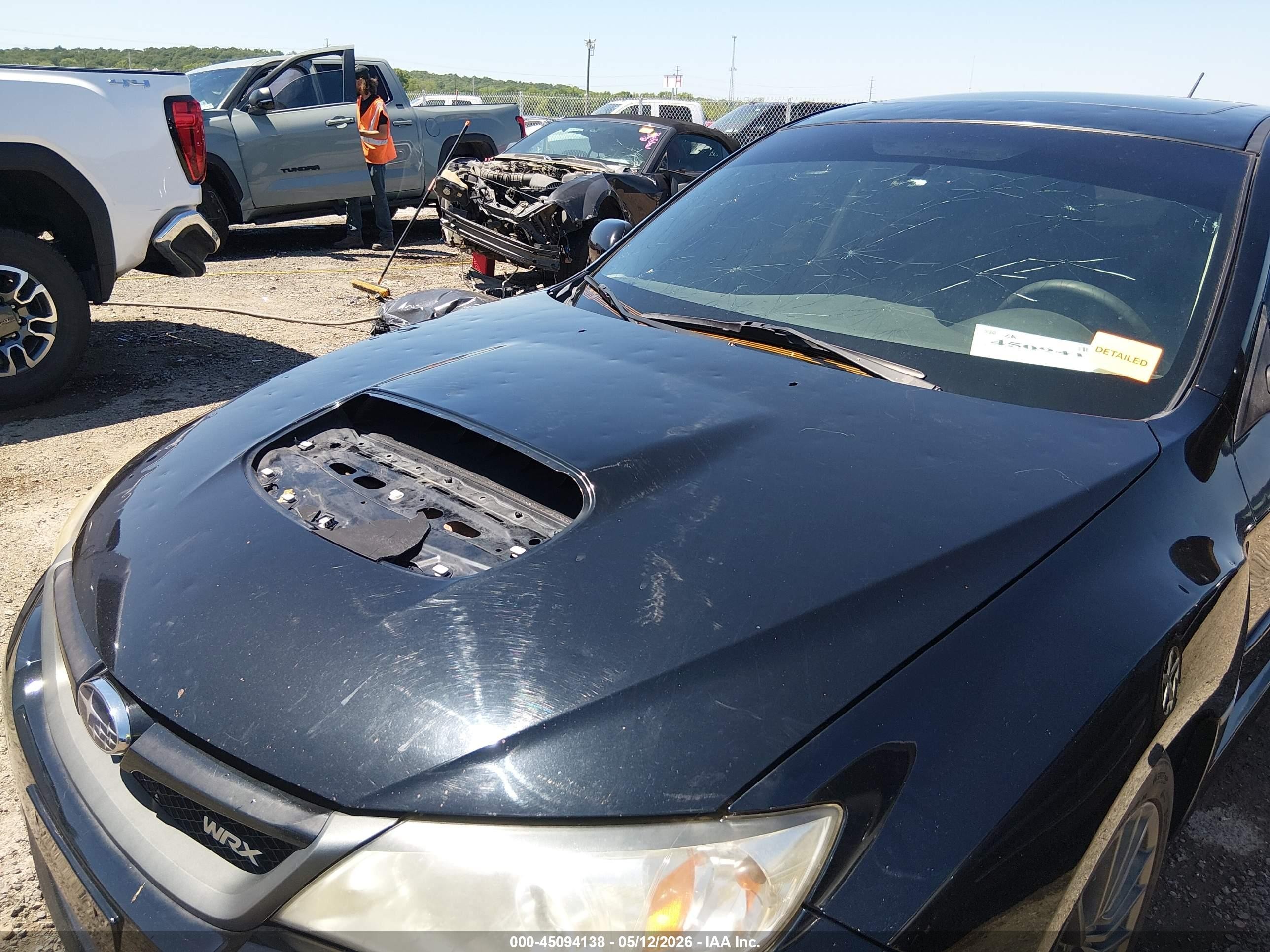 2012 Subaru Impreza Wrx Limited Черный vin: JF1GV7F64CG017339