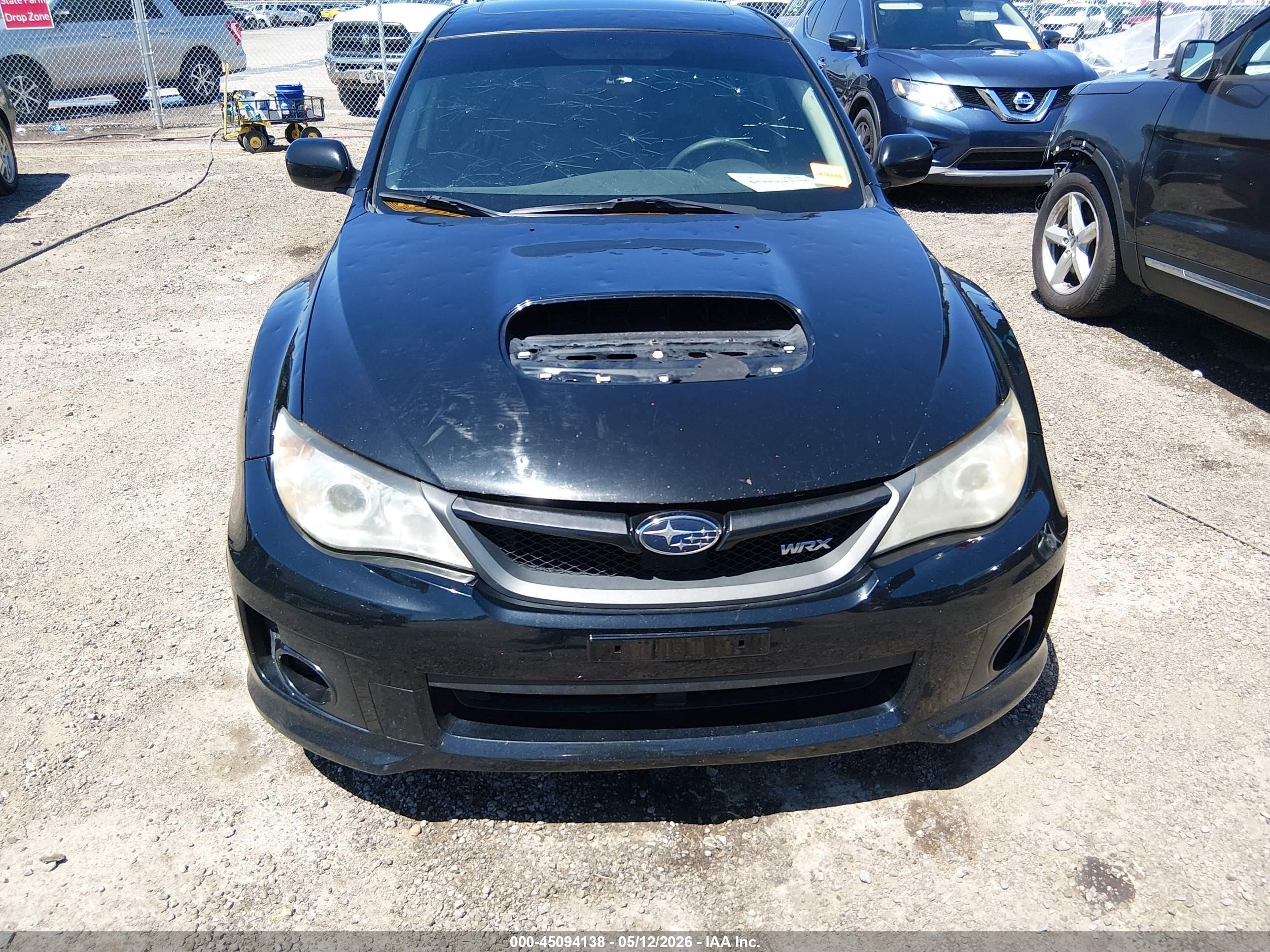 2012 Subaru Impreza Wrx Limited Черный vin: JF1GV7F64CG017339