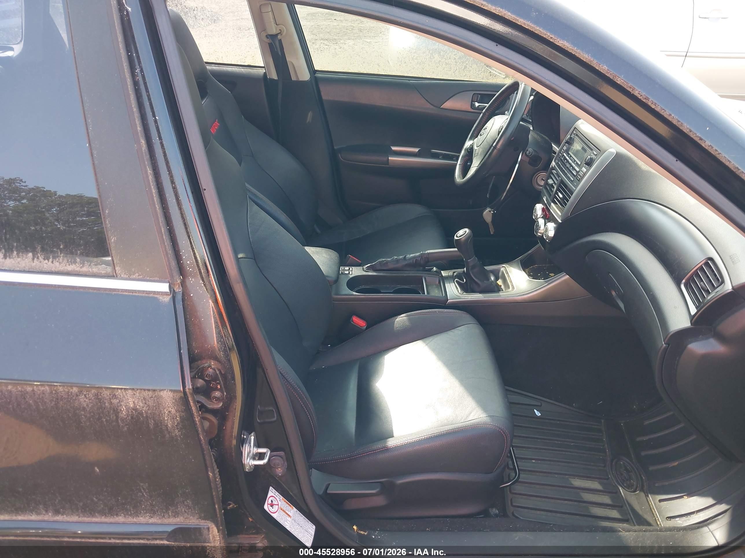 2012 Subaru Impreza Wrx Limited Black vin: JF1GV7F64CG018782
