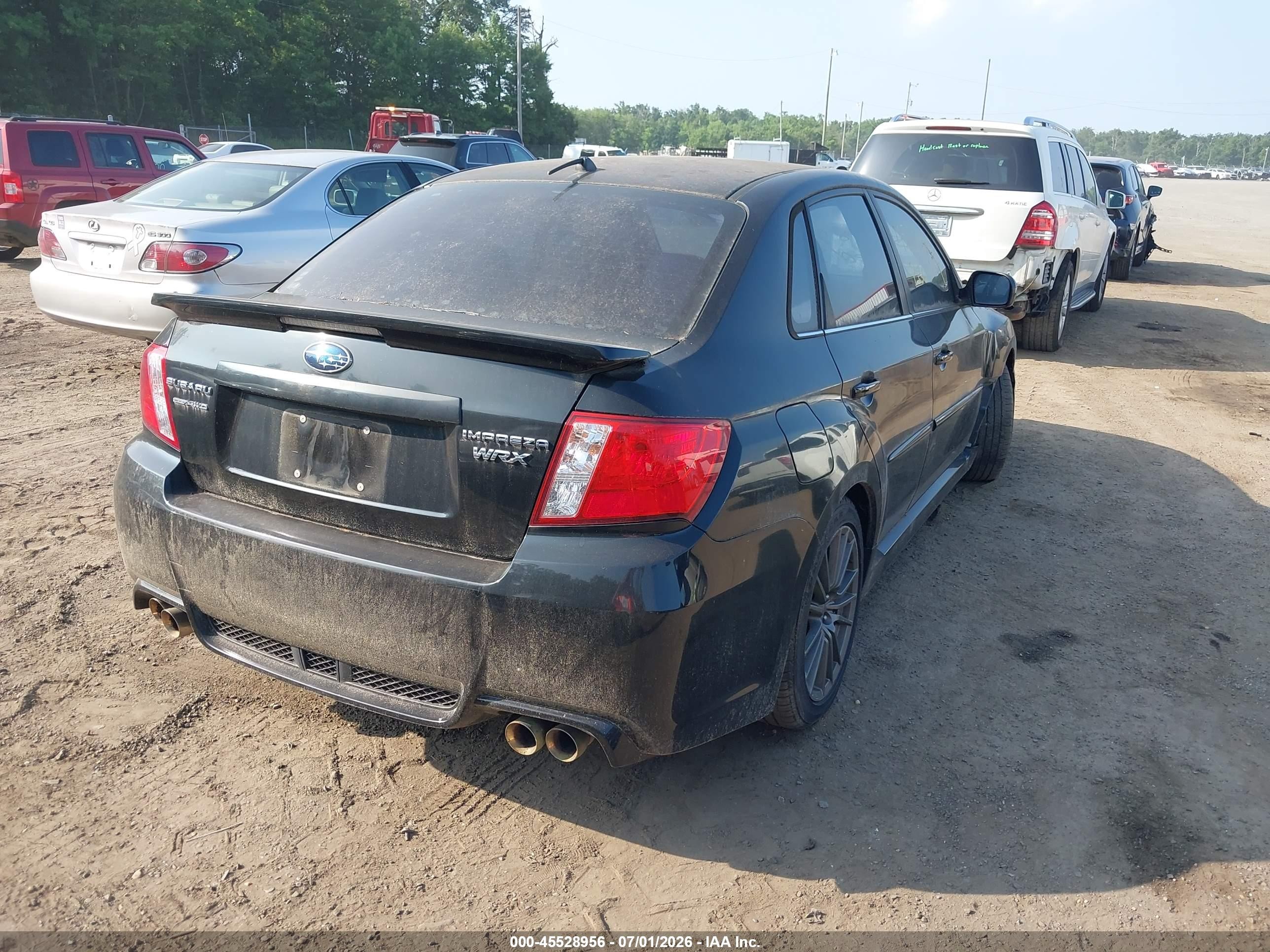 2012 Subaru Impreza Wrx Limited Black vin: JF1GV7F64CG018782