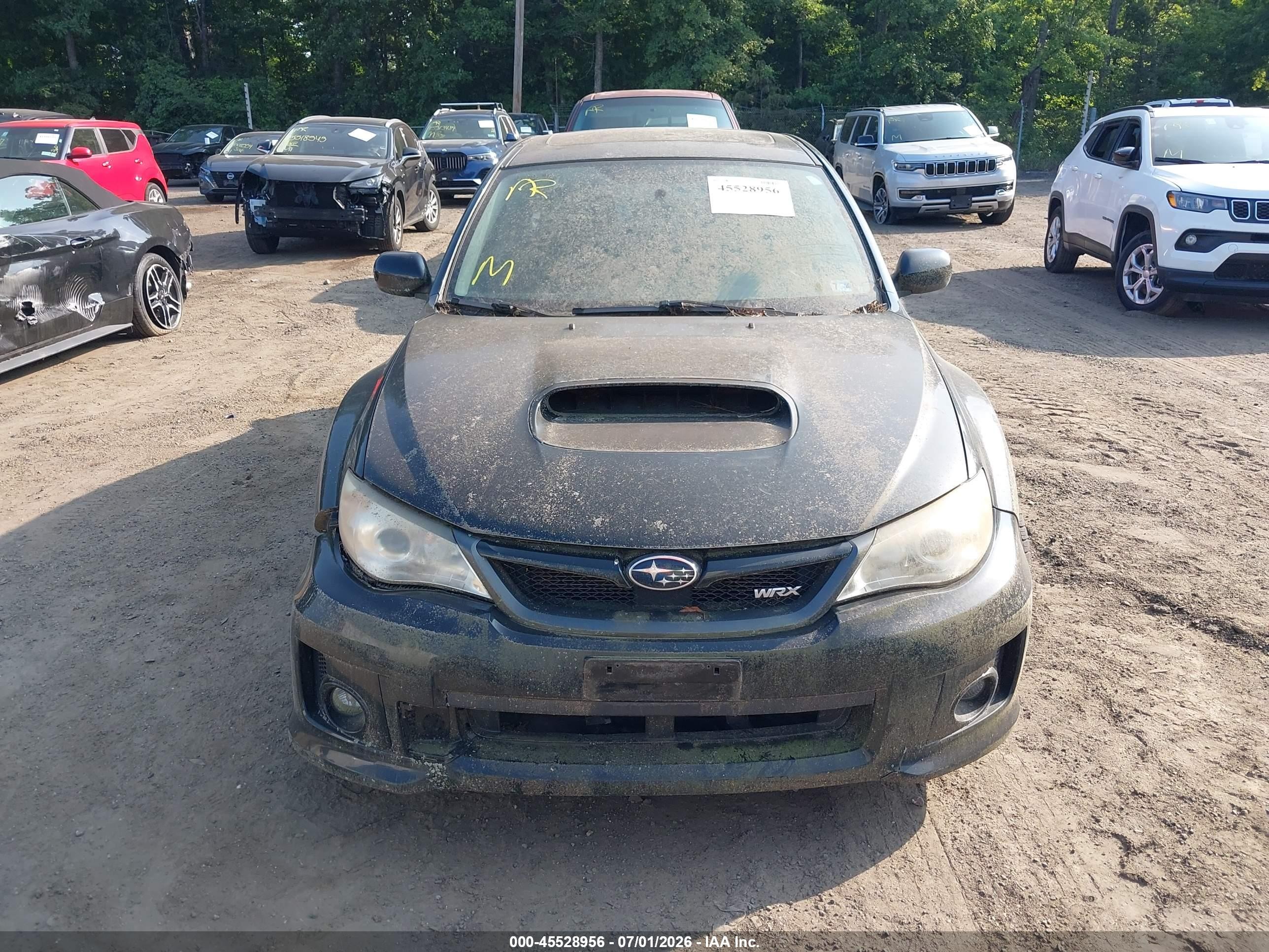 2012 Subaru Impreza Wrx Limited Black vin: JF1GV7F64CG018782
