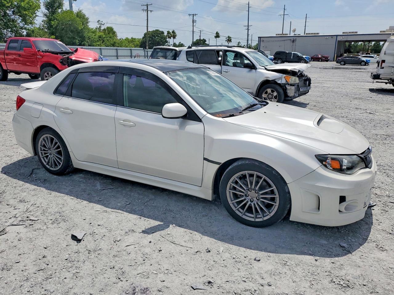 2013 Subaru Impreza Wrx White vin: JF1GV7F64DG012112
