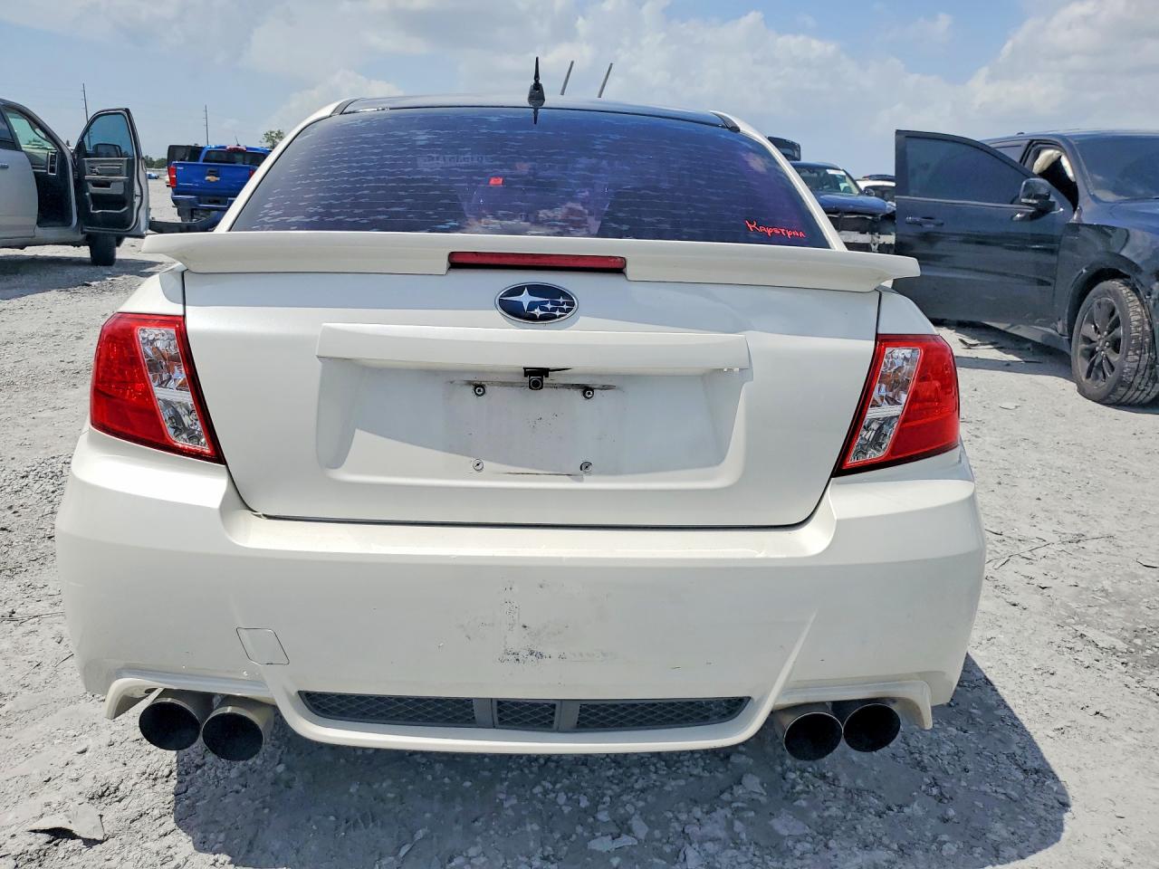 2013 Subaru Impreza Wrx White vin: JF1GV7F64DG012112