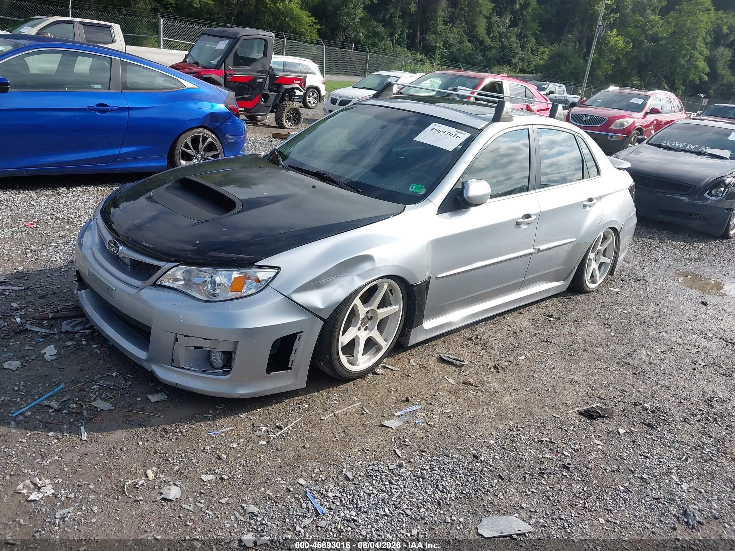 2014 Subaru Impreza Wrx Limited Серебряный vin: JF1GV7F64EG004352