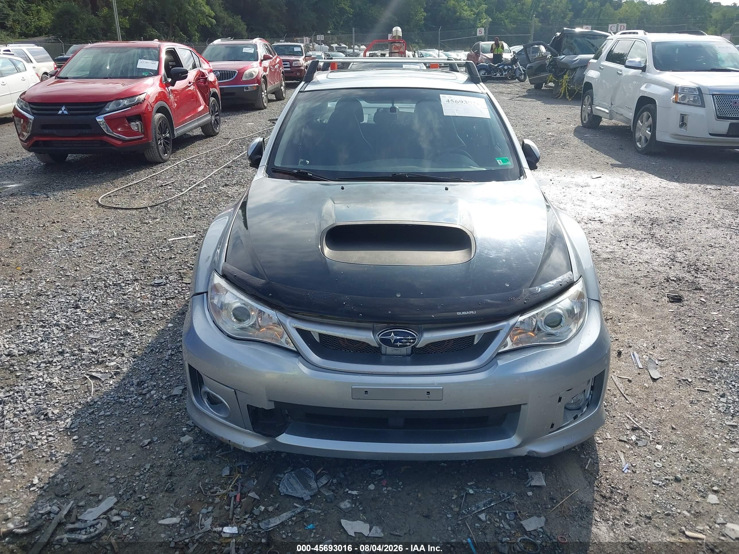 2014 Subaru Impreza Wrx Limited Серебряный vin: JF1GV7F64EG004352